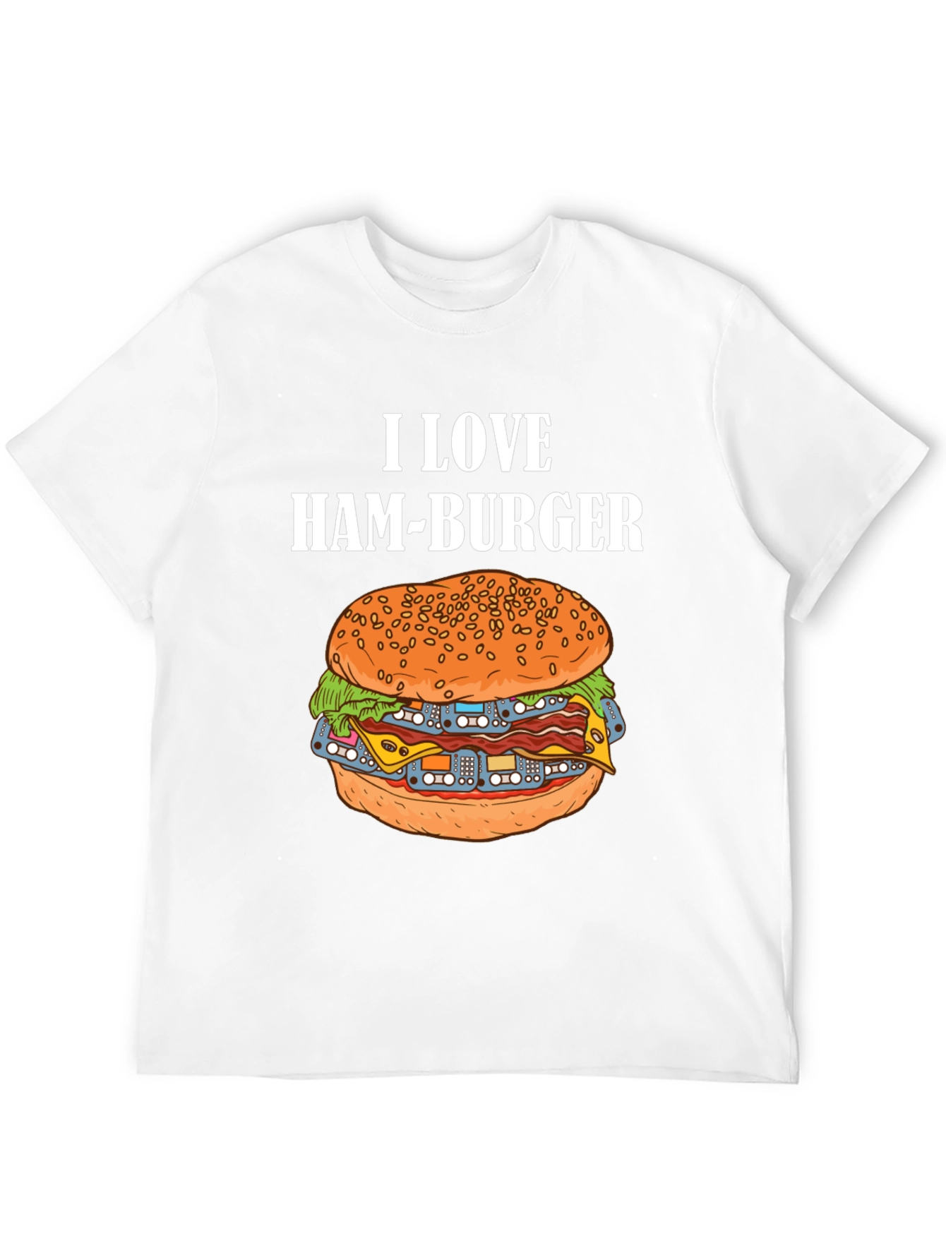 I Love Ham-Burger Graphic Tee