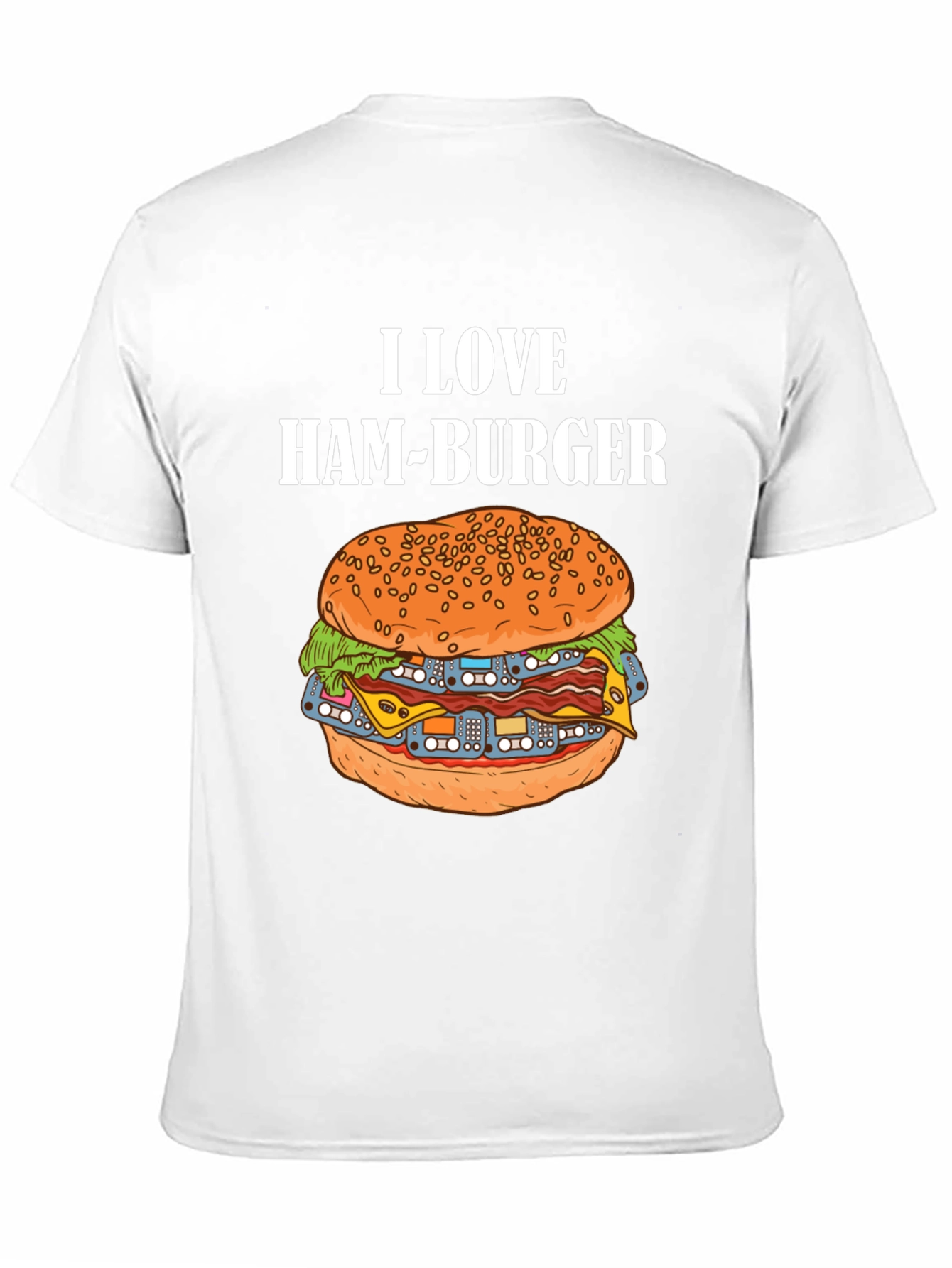 I Love Ham-Burger Graphic Tee