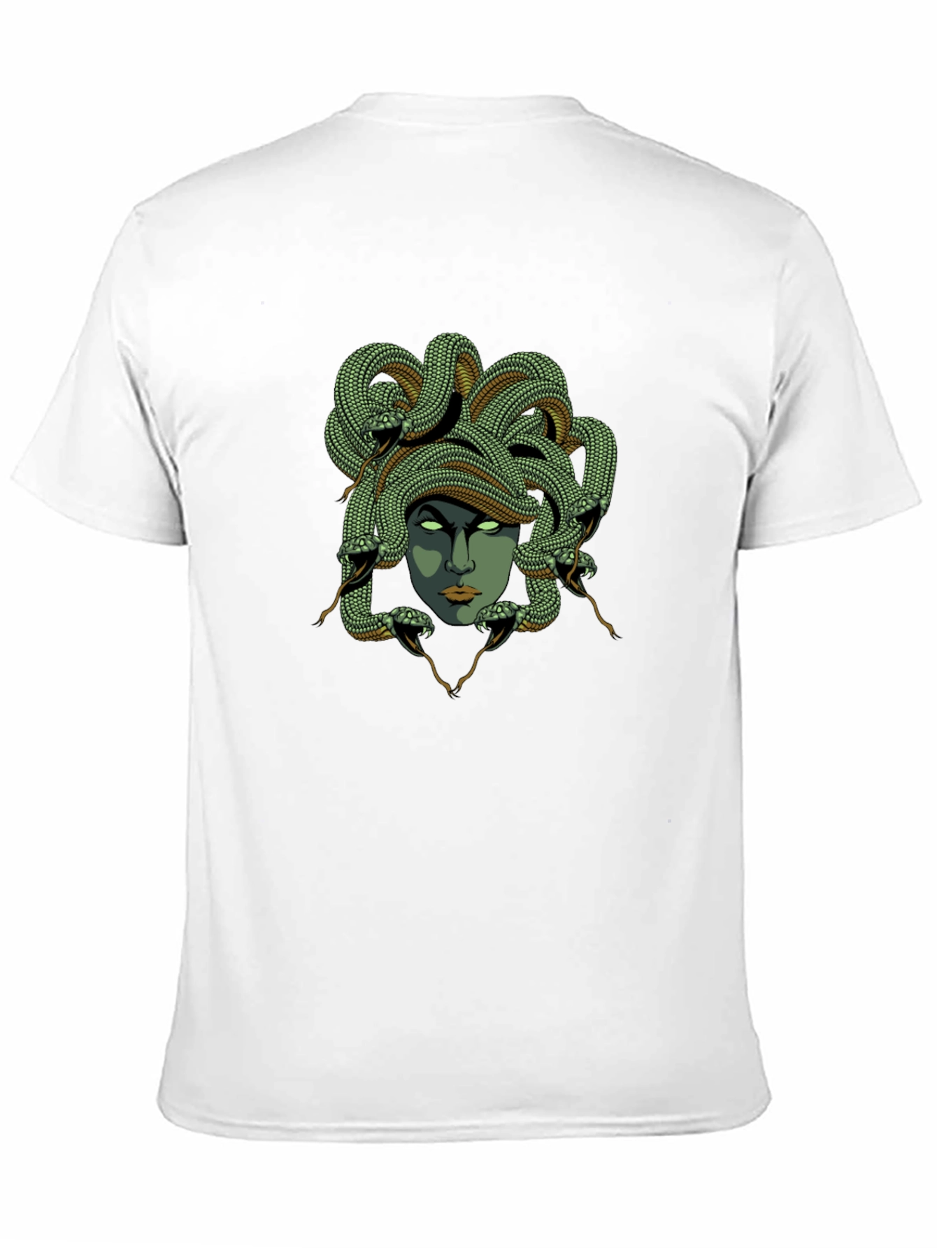Medusa Graphic Tee - Black Cotton T-Shirt