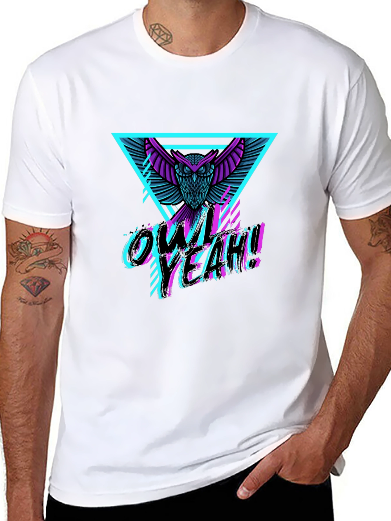 Owl Yeah! Graphic Print T-Shirt