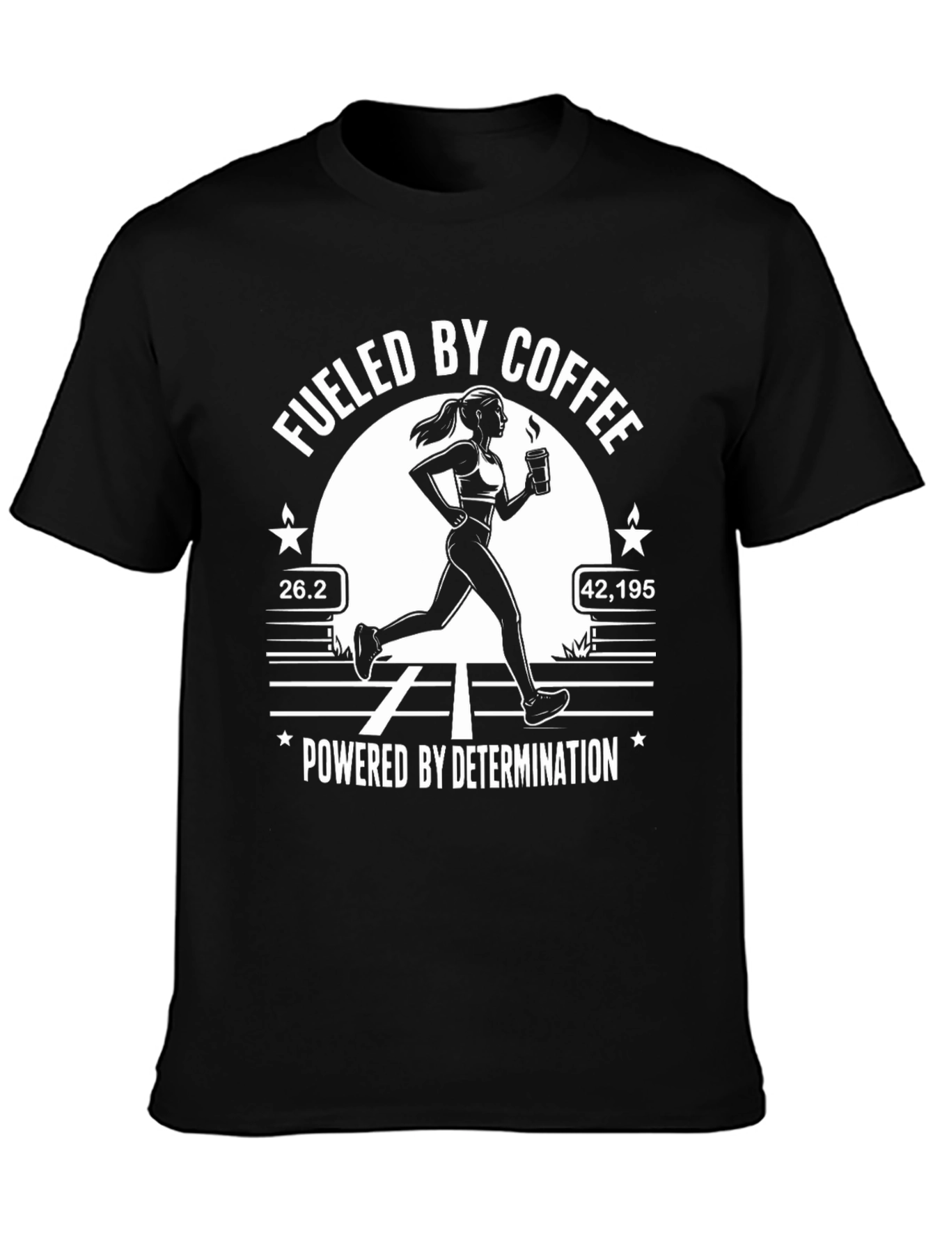 Fueled By Coffee Running T-Shirt