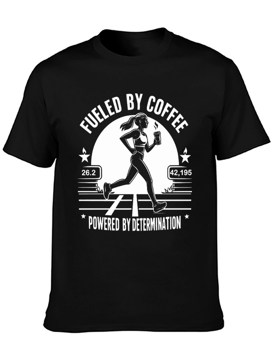 Fueled By Coffee Running T-Shirt