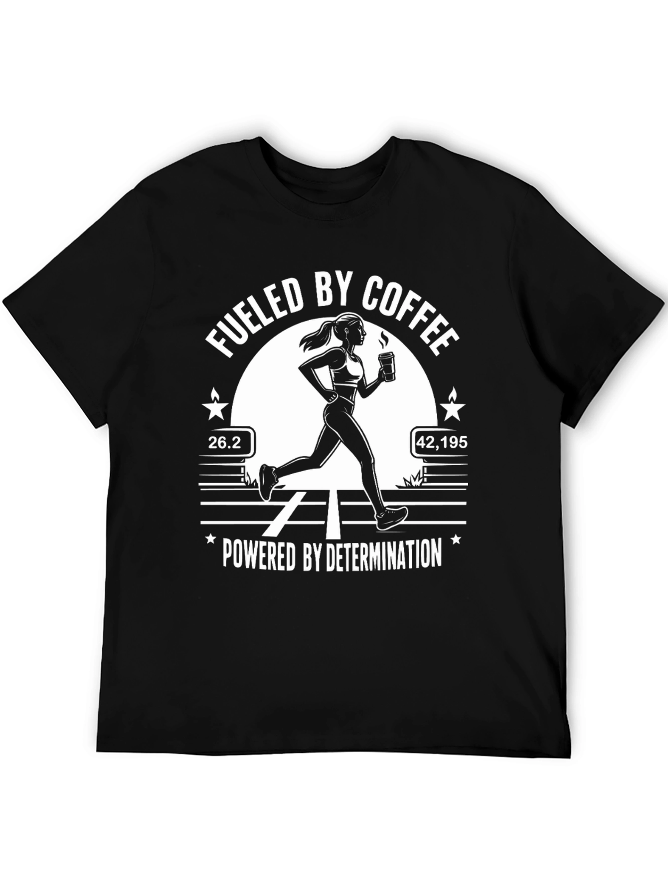 Fueled By Coffee Running T-Shirt