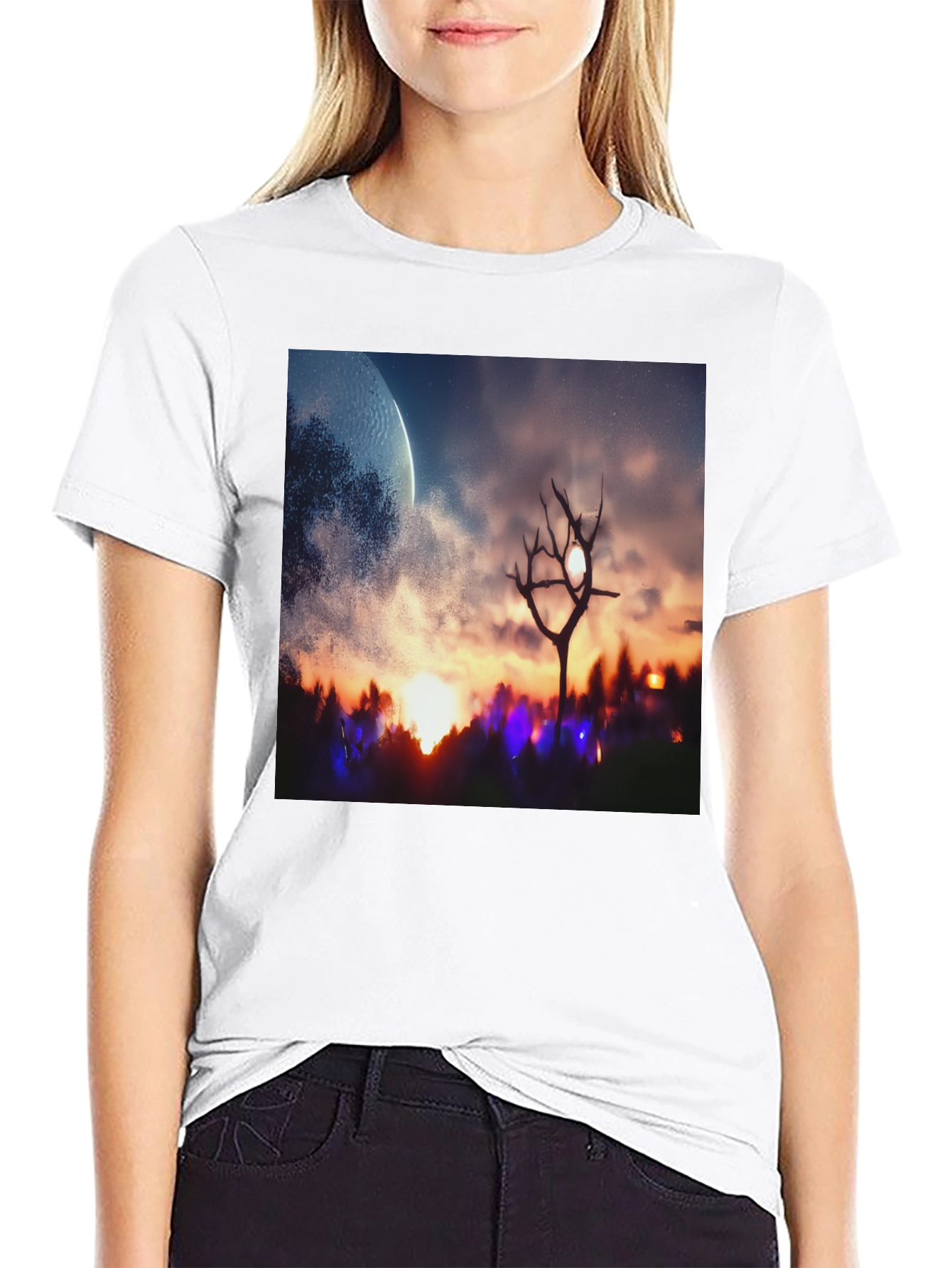 Otherworldly Sunset Graphic Tee