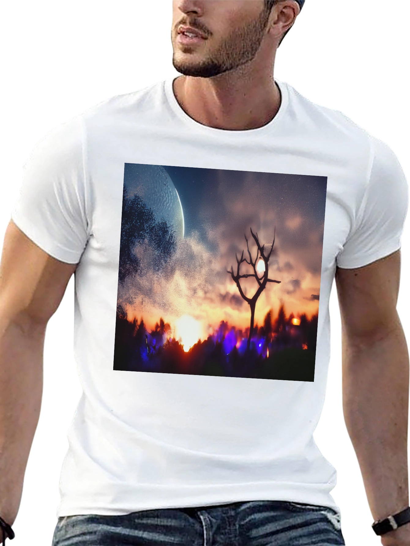 Otherworldly Sunset Graphic Tee
