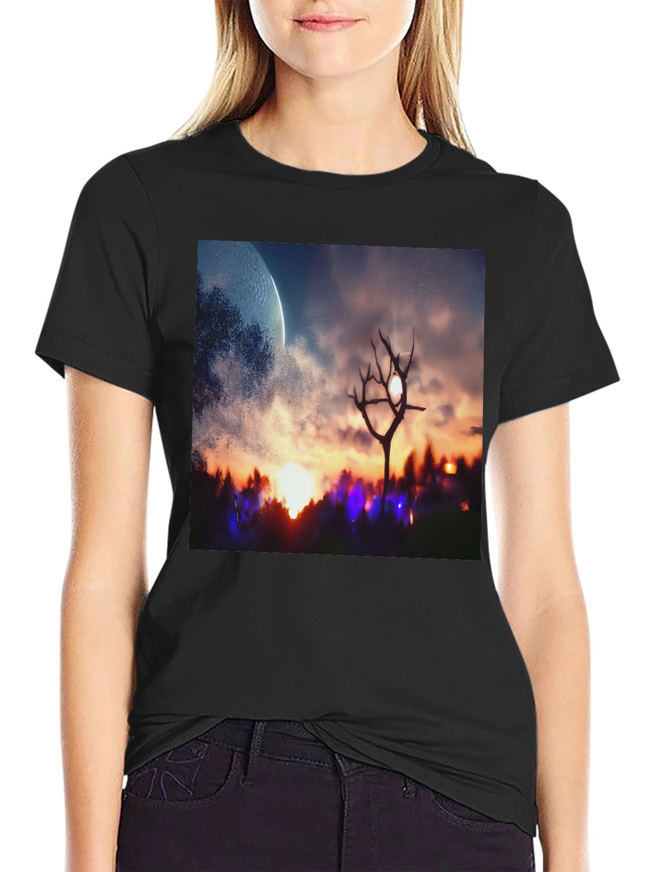 Otherworldly Sunset Graphic Tee