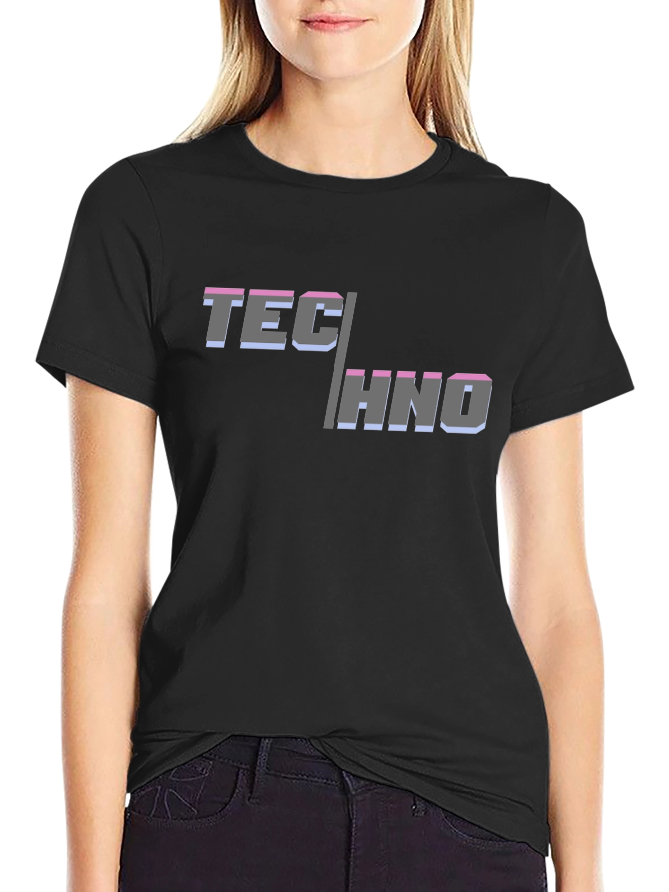 Techno Music Graphic Tee - Cool Rave Party Shirt