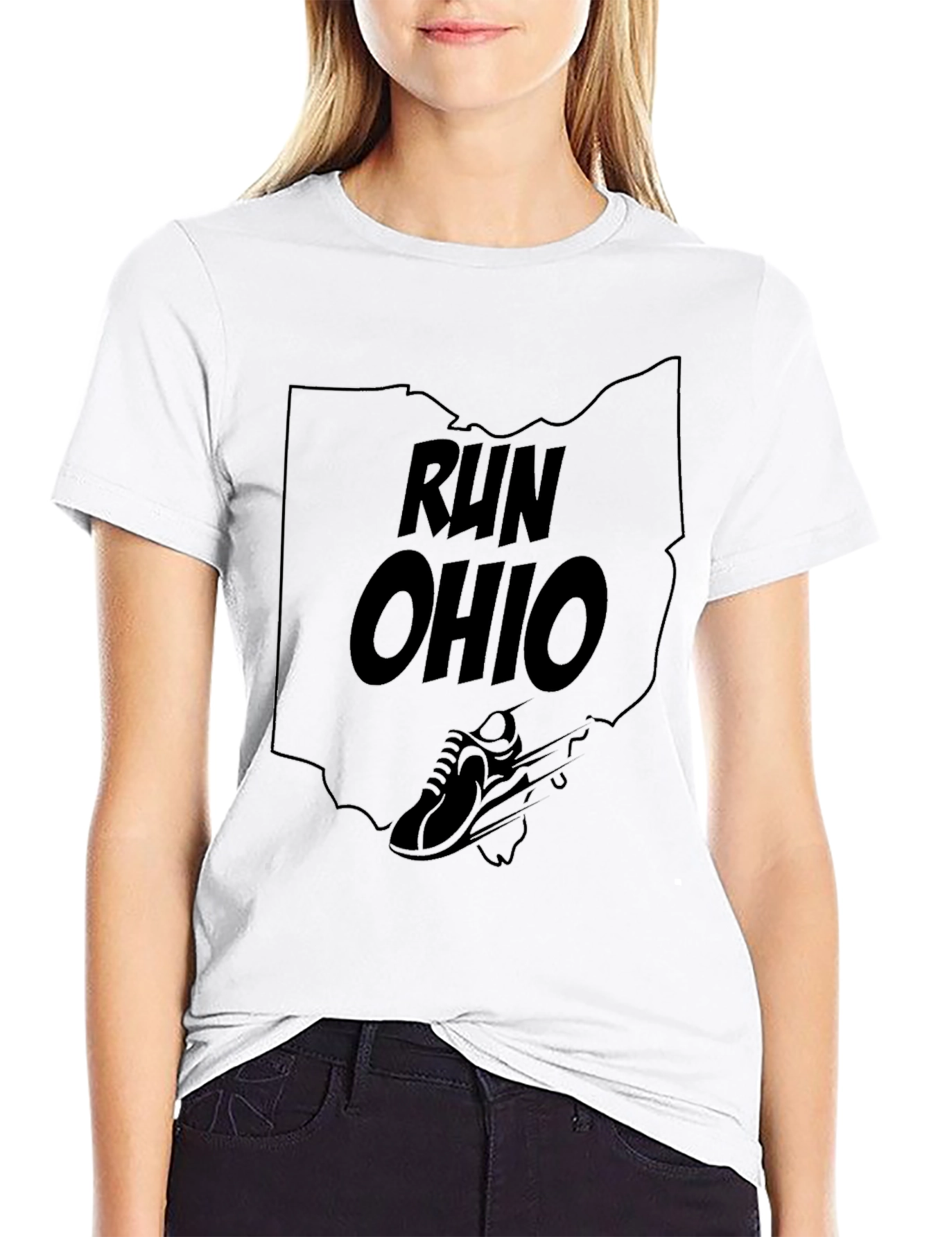 Run Ohio Graphic Tee - State Pride