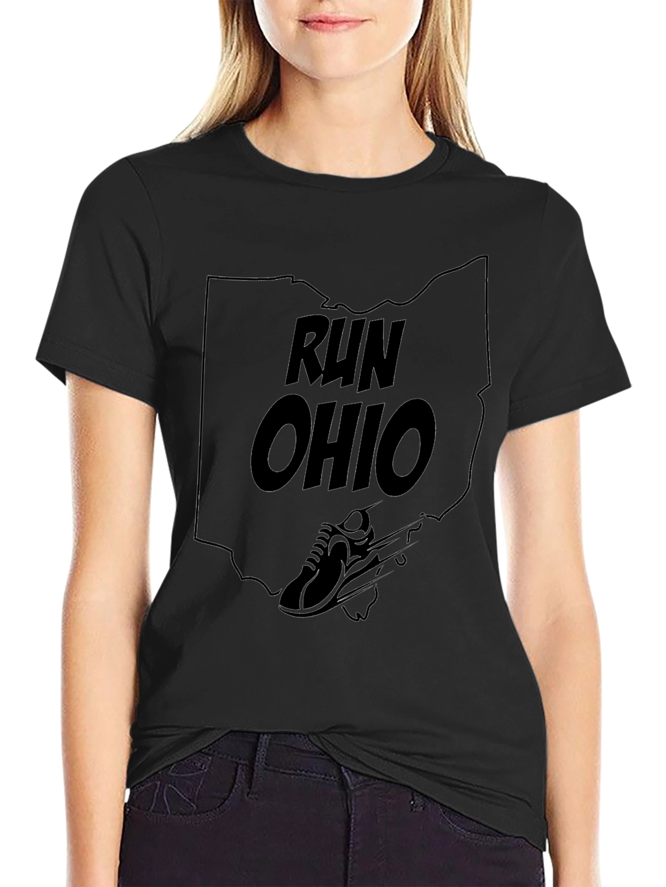 Run Ohio Graphic Tee - State Pride