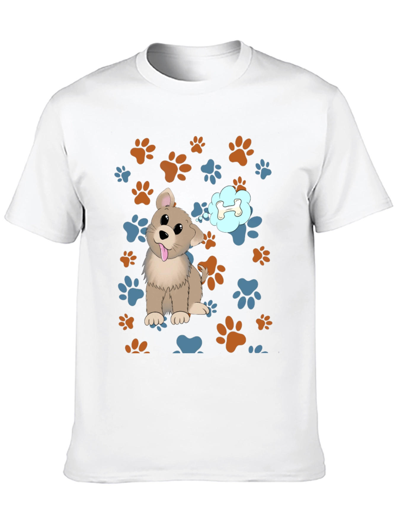 Cute Puppy Dog T-Shirt - Bone Dream