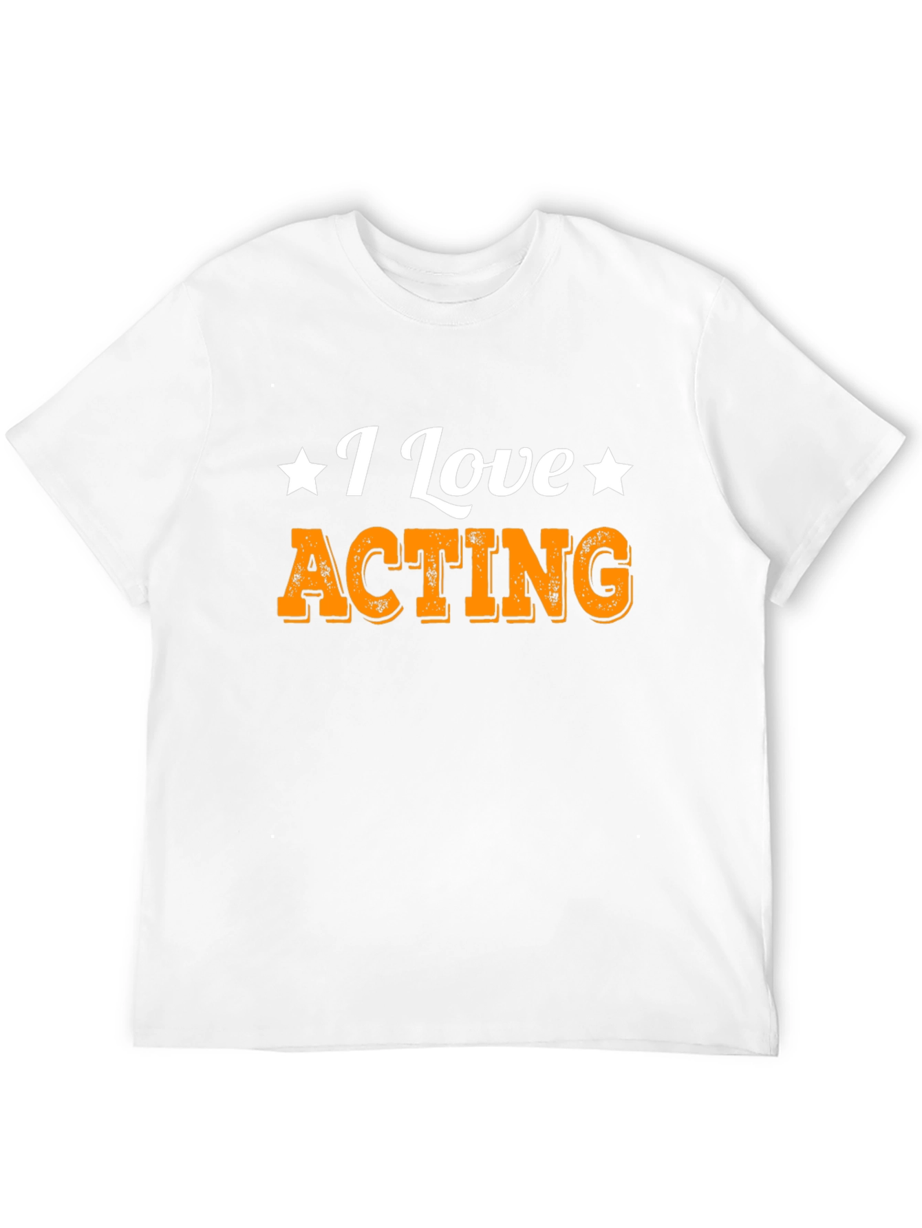 I Love Acting Black T-Shirt
