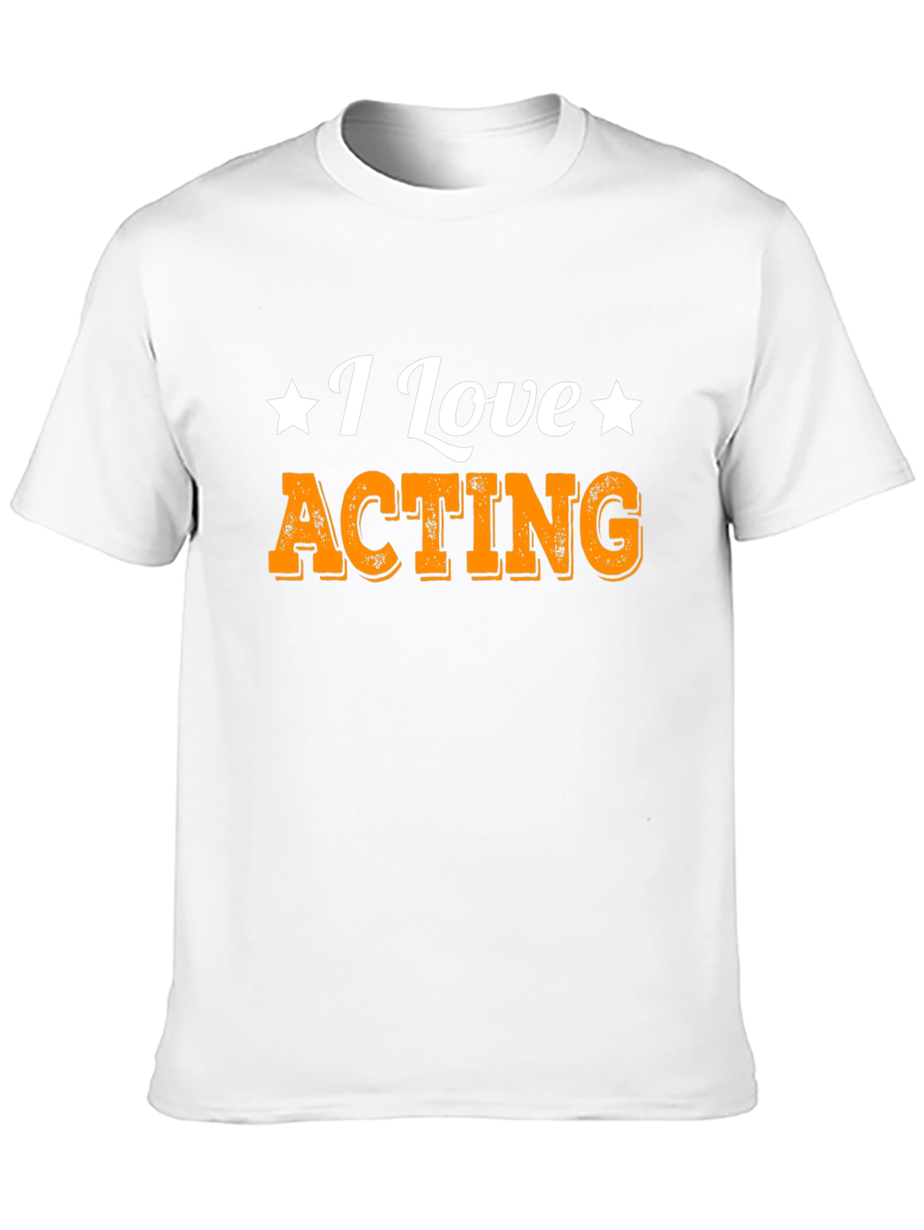 I Love Acting Black T-Shirt