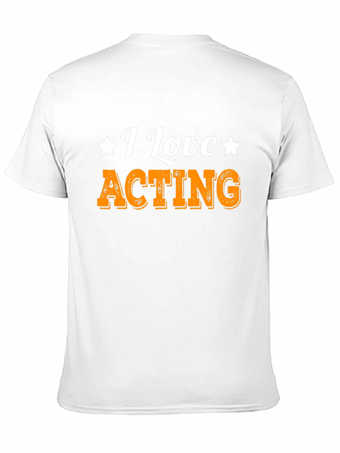 I Love Acting Black T-Shirt