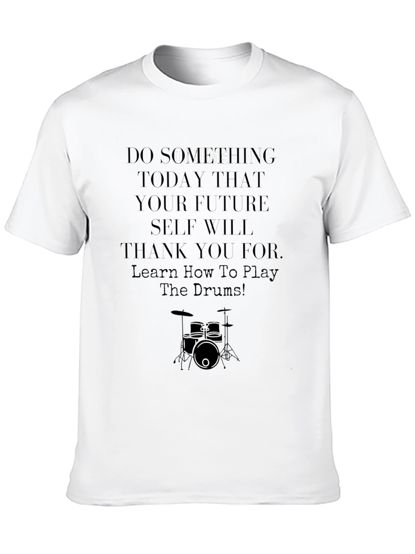Inspiring Drummer T-Shirt: Future Self Will Thank You