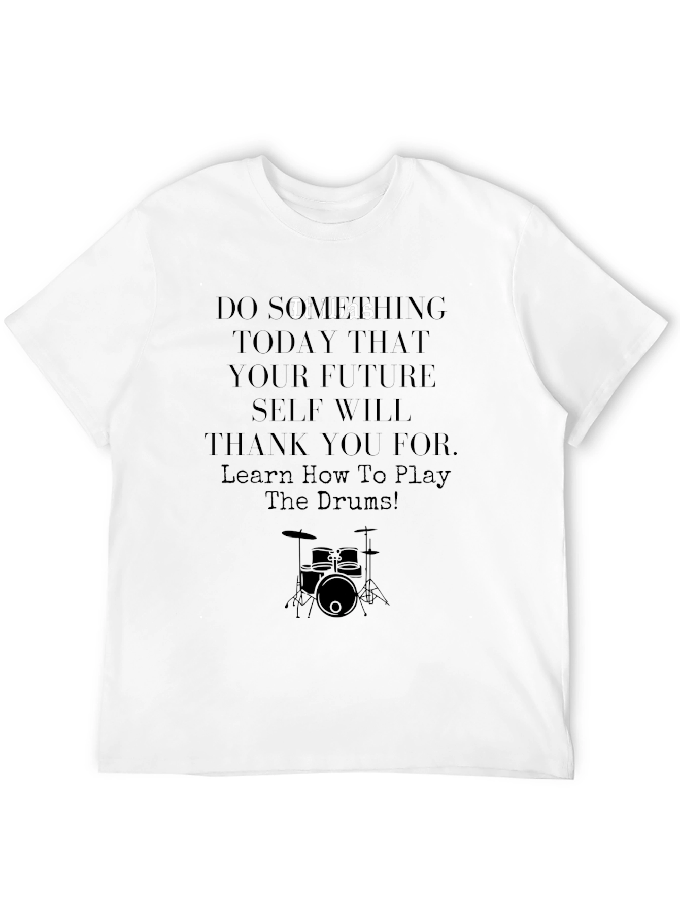Inspiring Drummer T-Shirt: Future Self Will Thank You