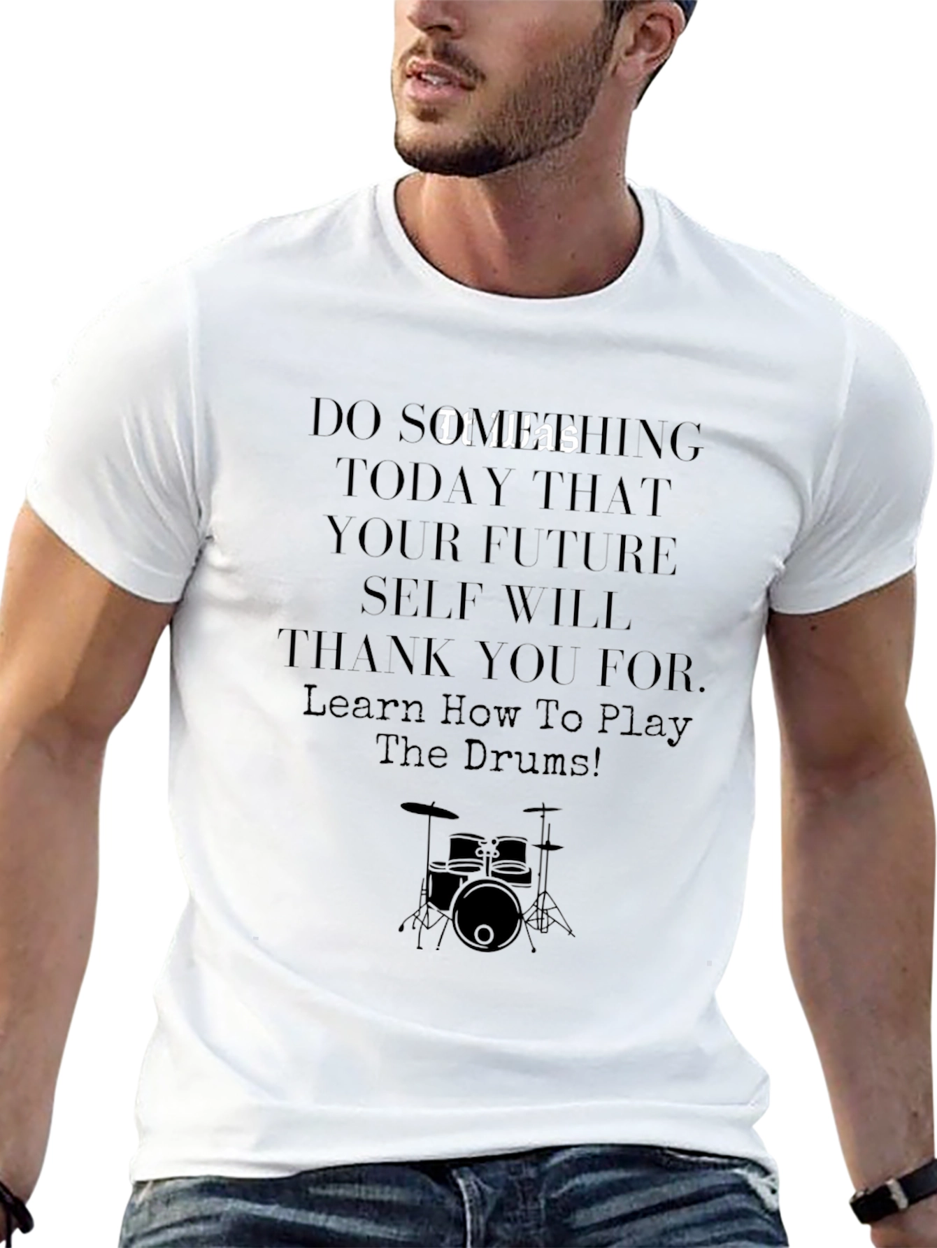 Inspiring Drummer T-Shirt: Future Self Will Thank You