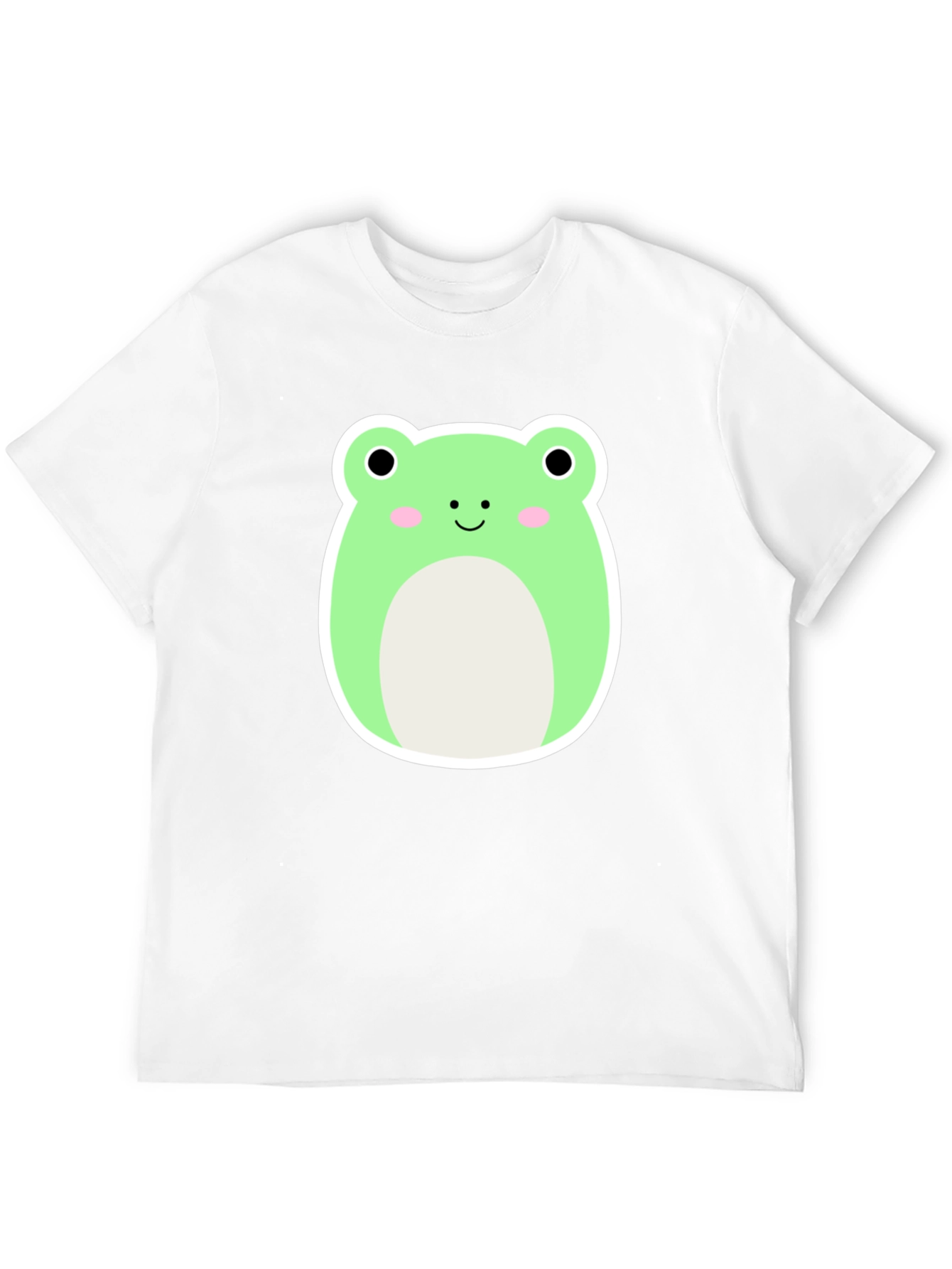 Cute Frog Graphic Tee - Soft Black T-Shirt