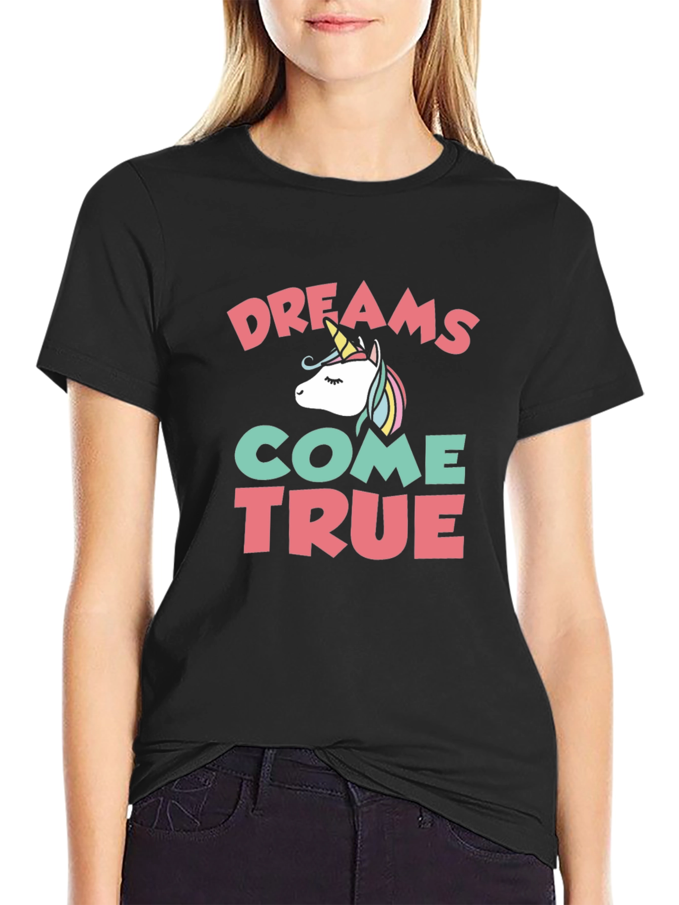 Dreams Come True Unicorn Graphic Tee