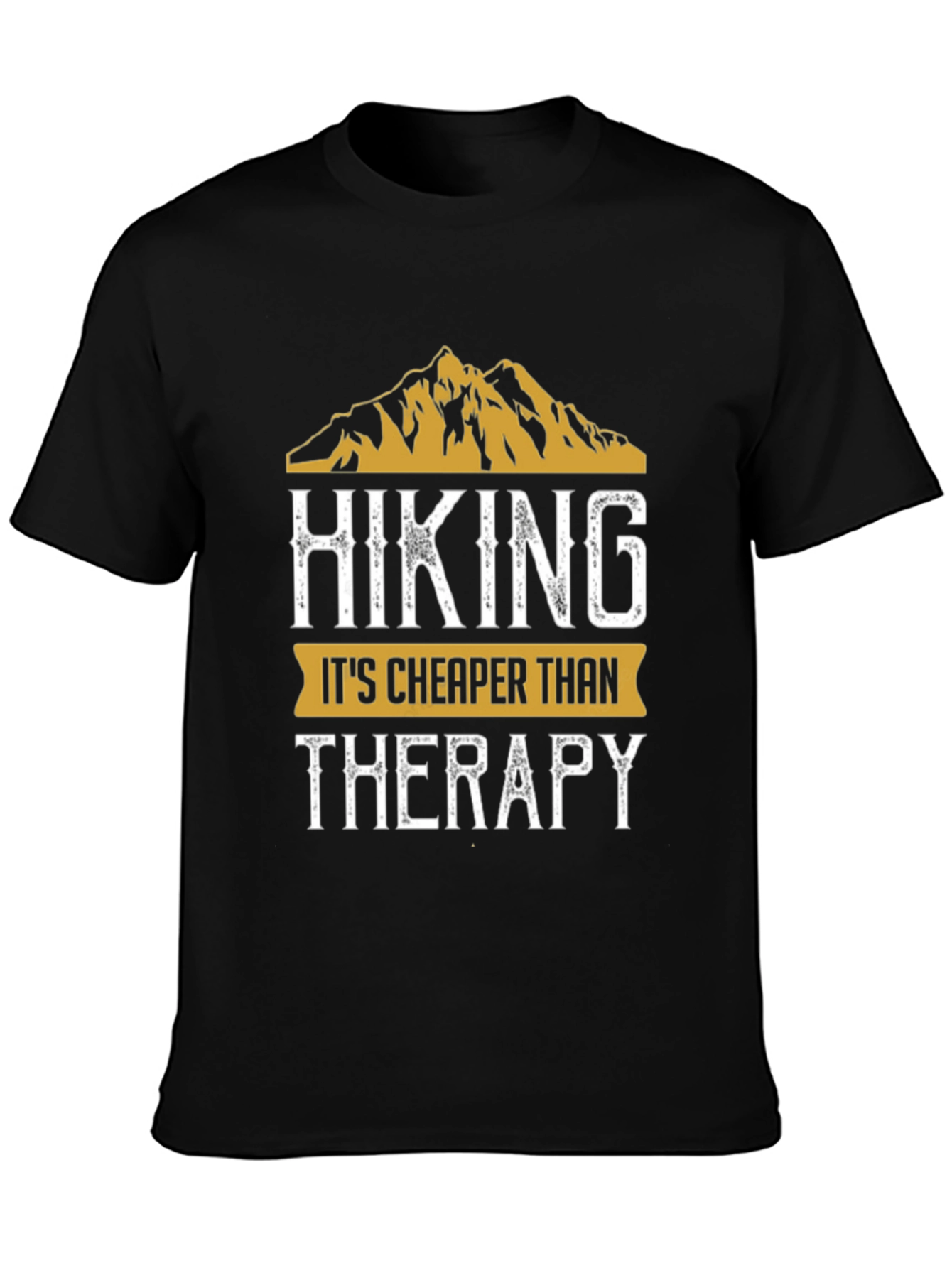 Hiking Cheaper Than Therapy Graphic Tee