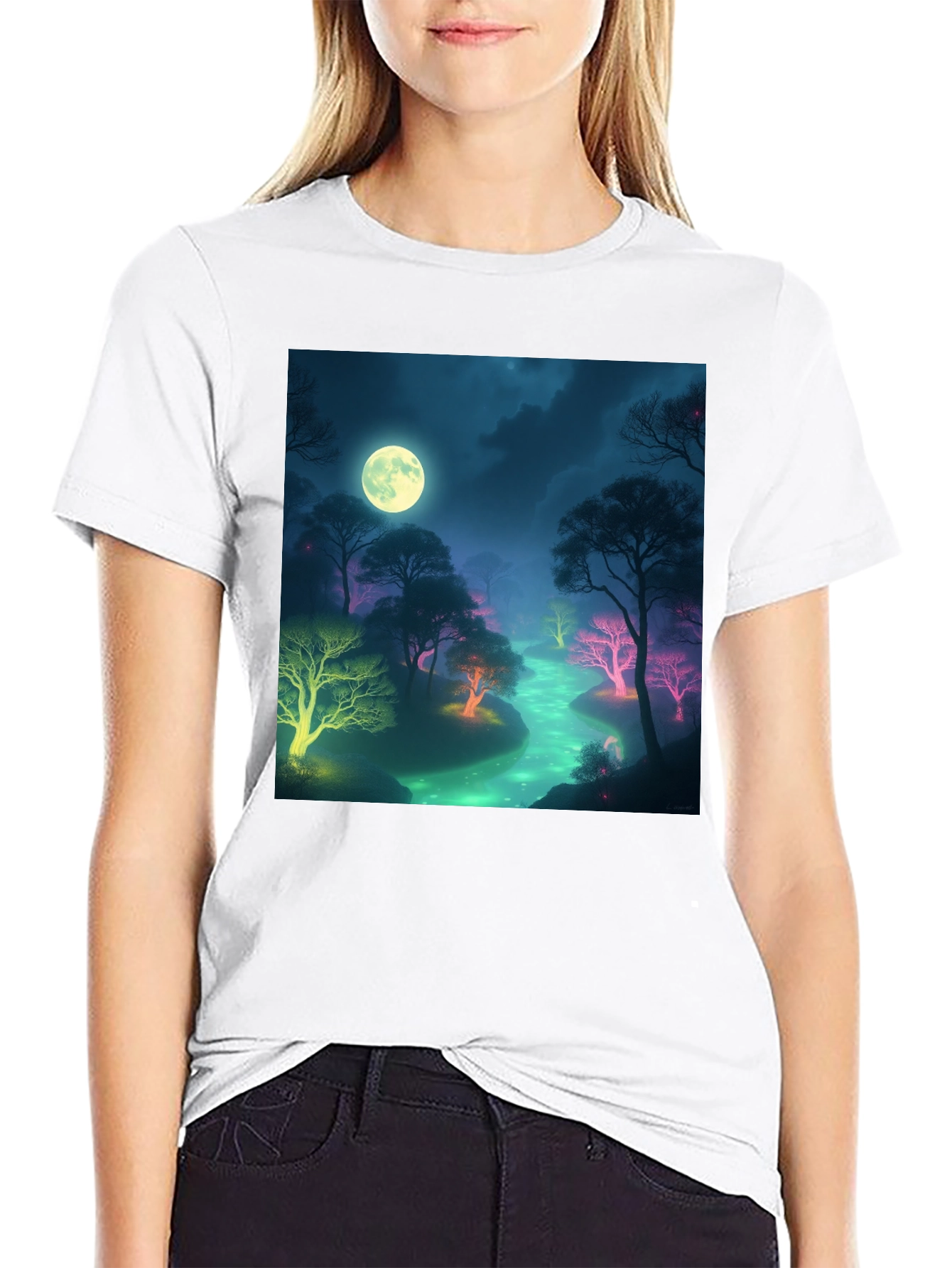 Moonlit River Graphic Tee