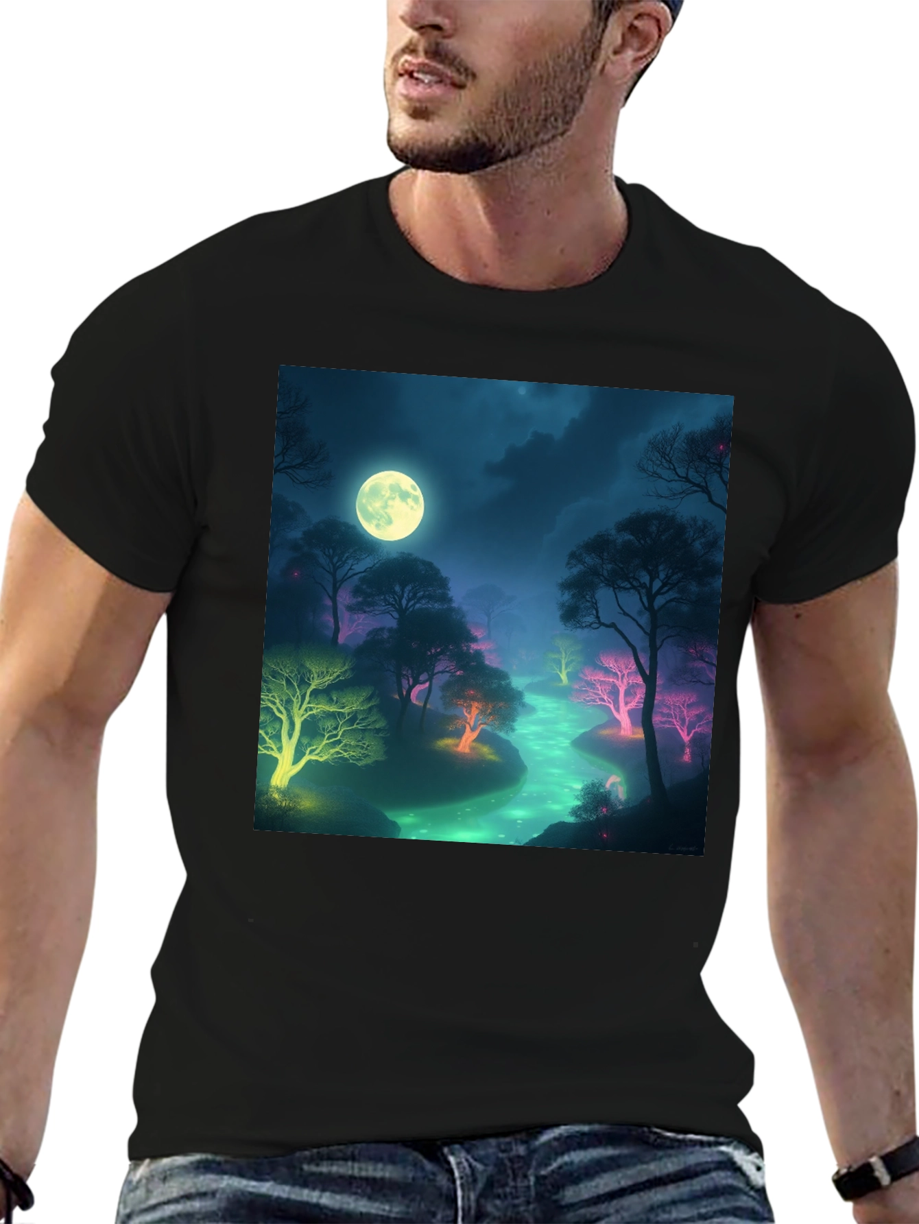 Moonlit River Graphic Tee