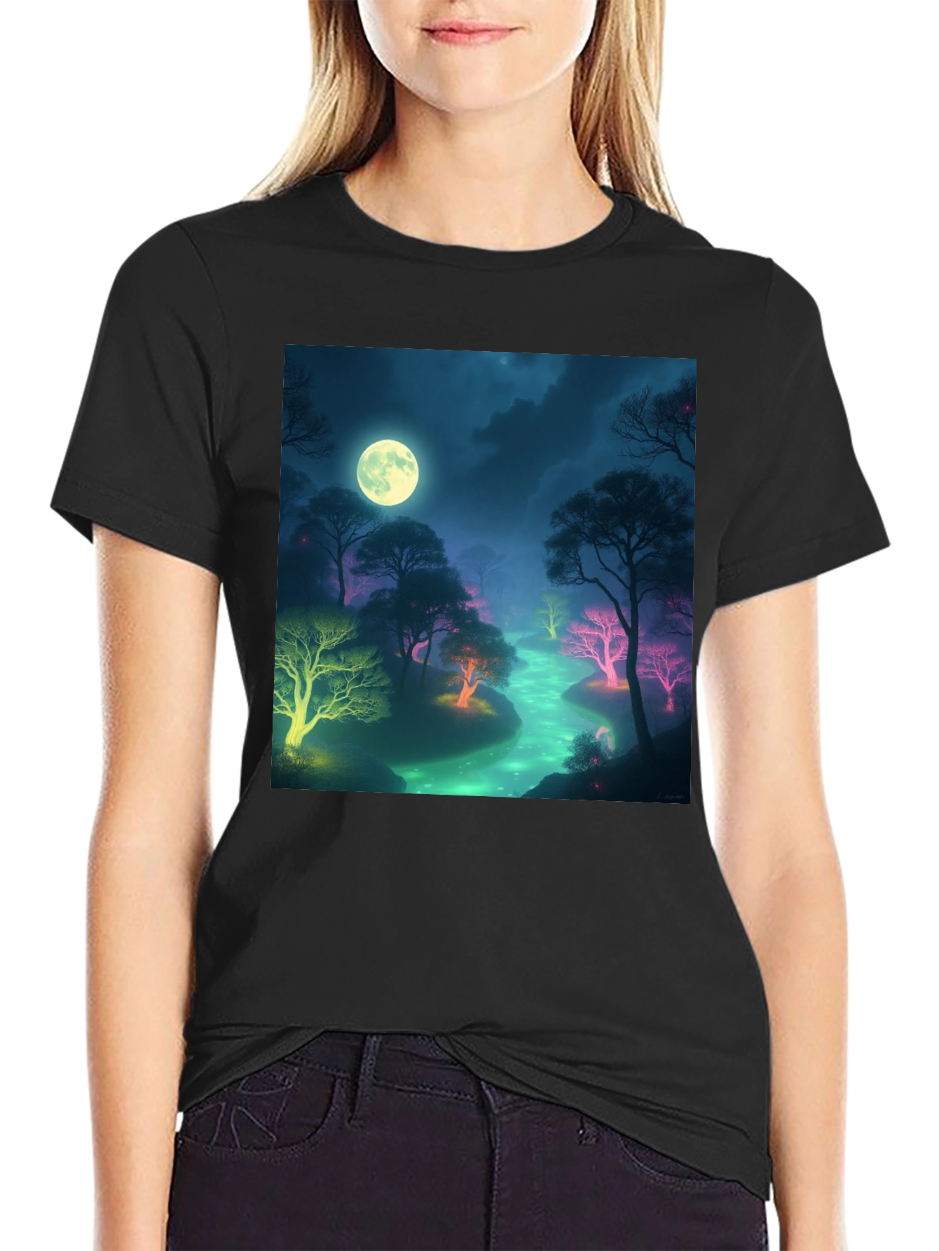 Moonlit River Graphic Tee