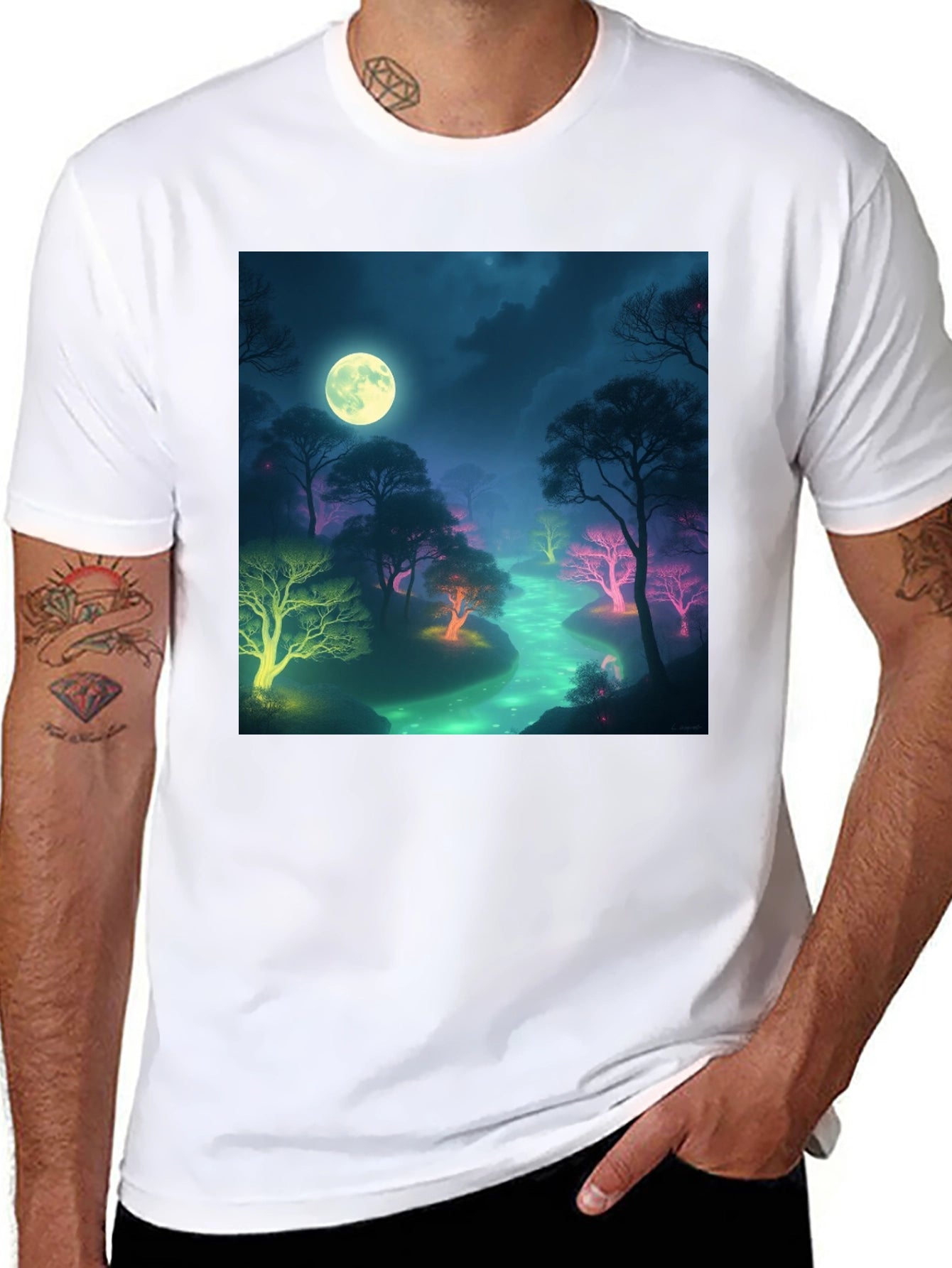Moonlit River Graphic Tee