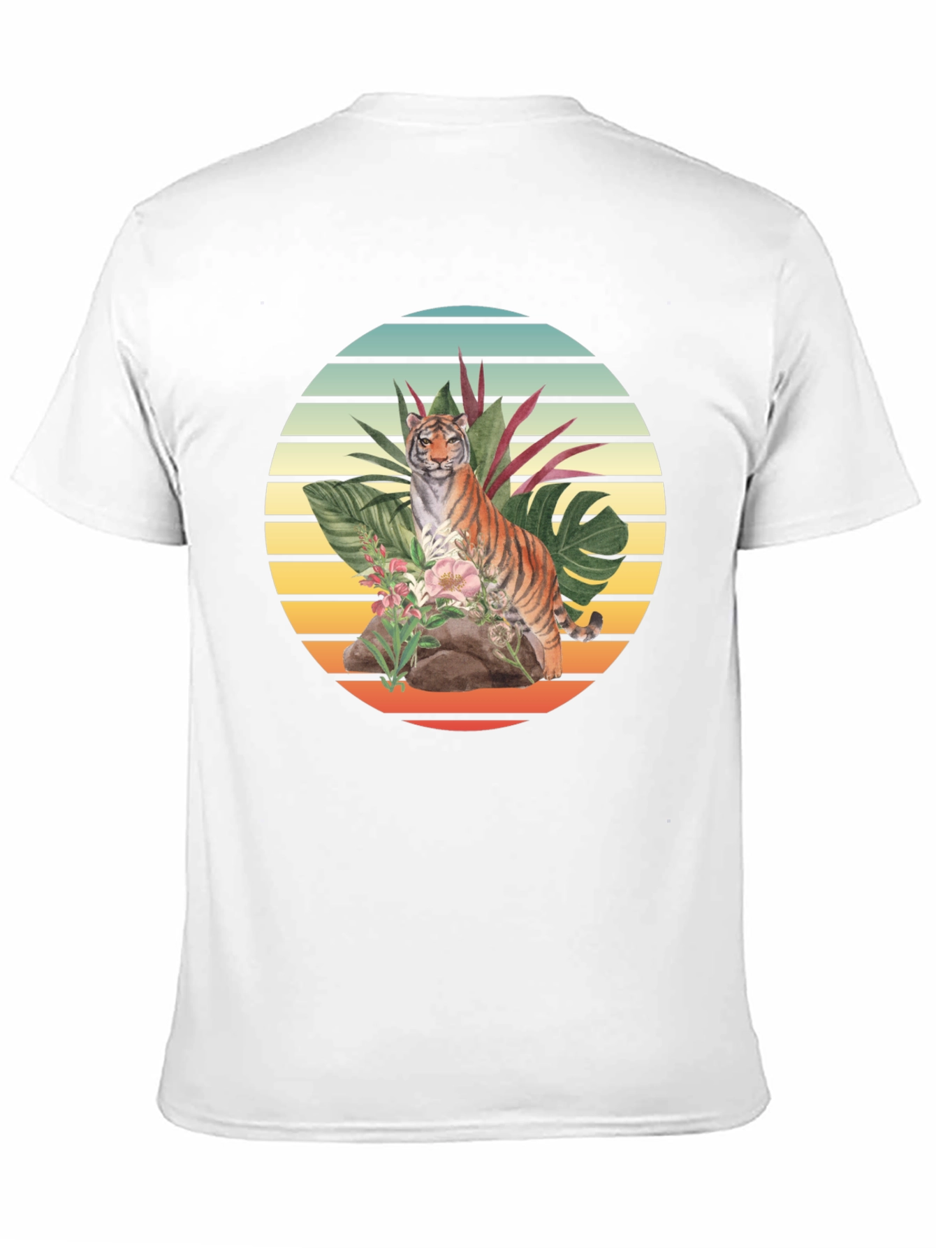 Tiger Jungle T-Shirt: Retro Graphic Tee
