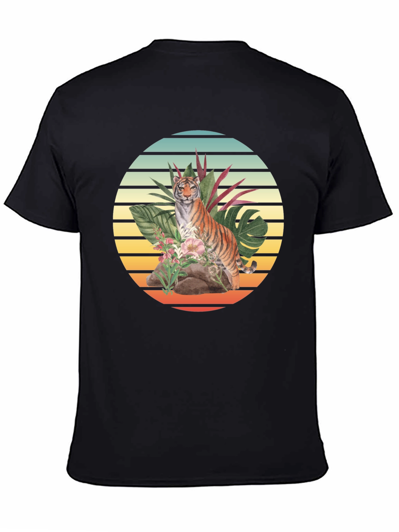 Tiger Jungle T-Shirt: Retro Graphic Tee