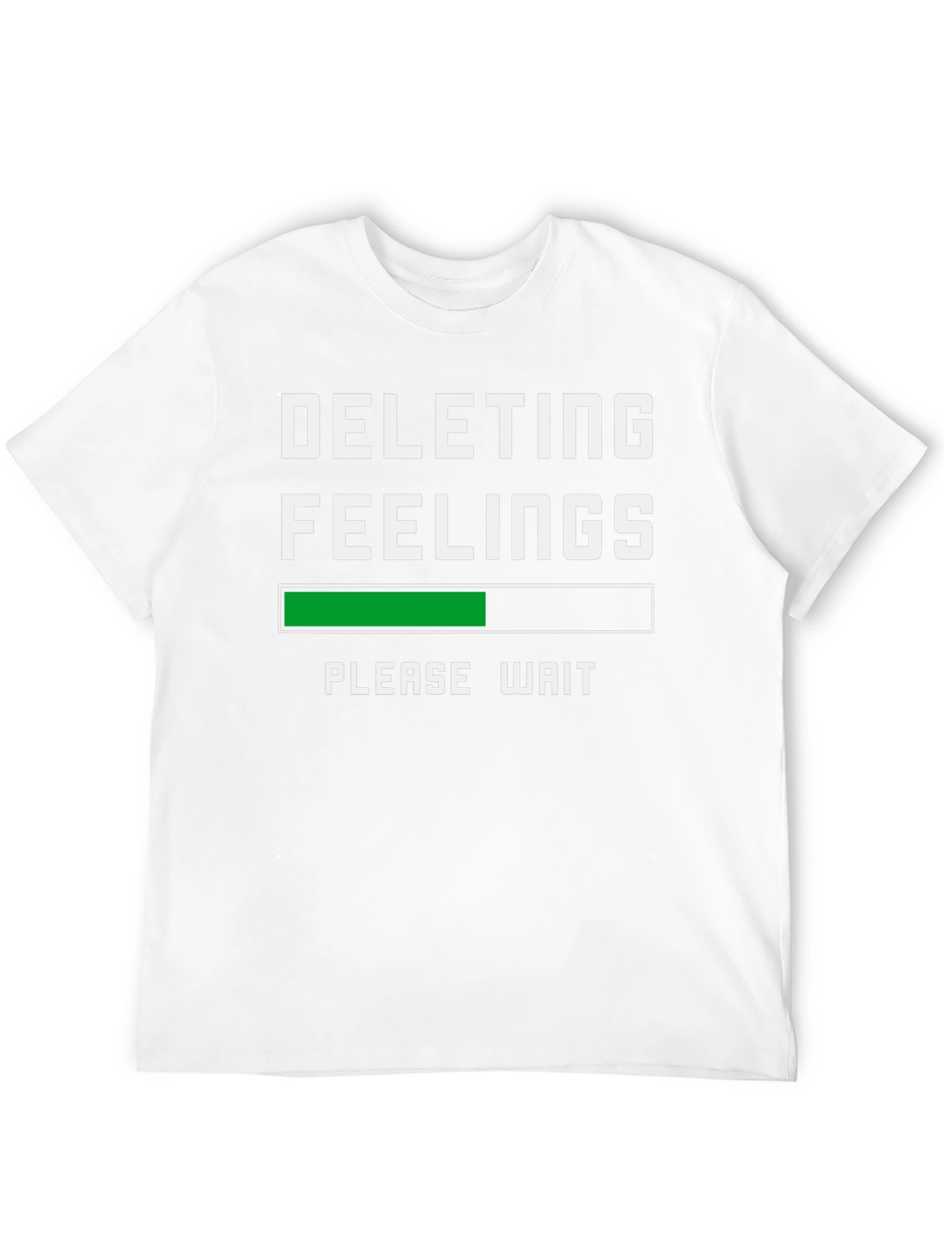 Deleting Feelings T-Shirt - Funny Graphic Tee