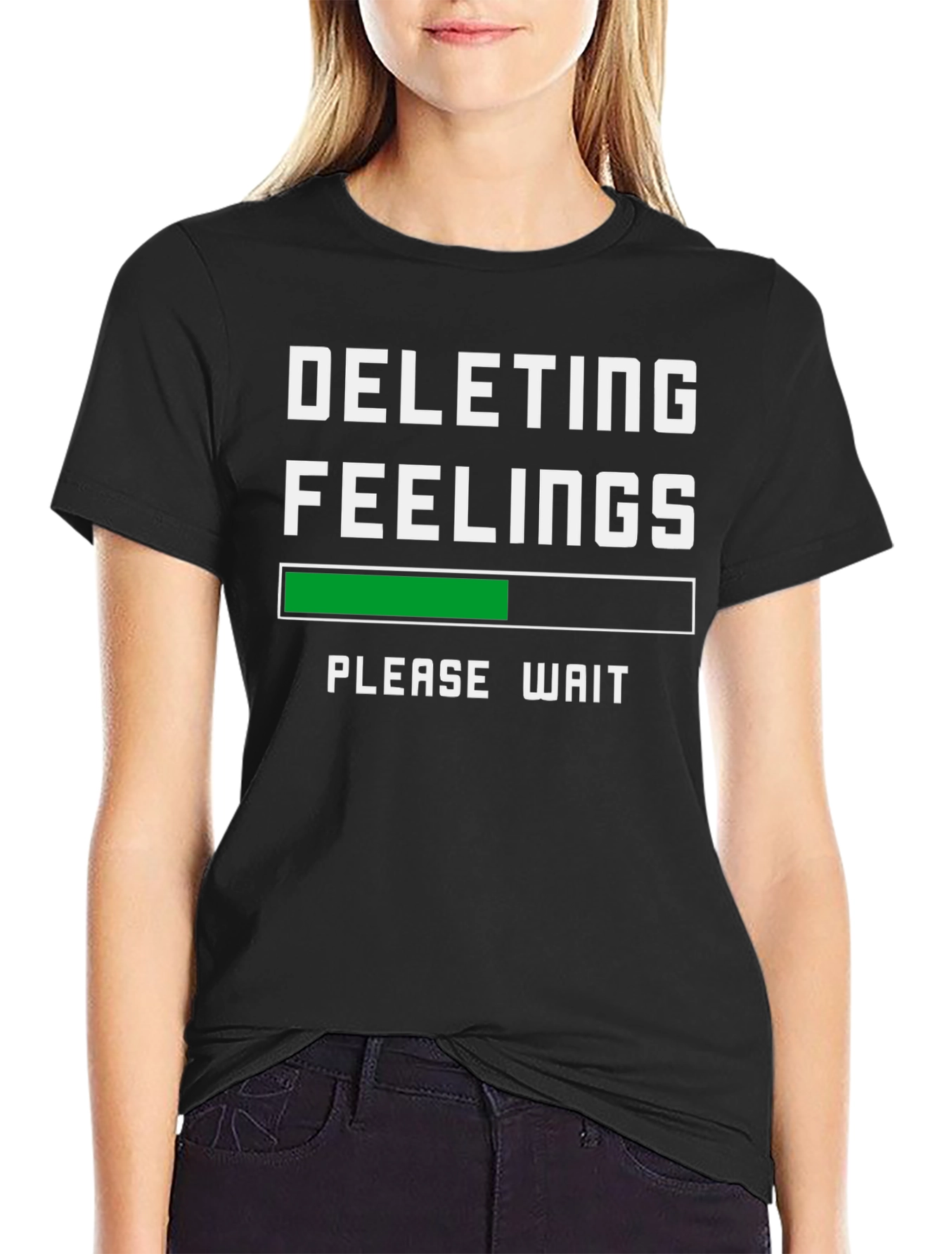 Deleting Feelings T-Shirt - Funny Graphic Tee