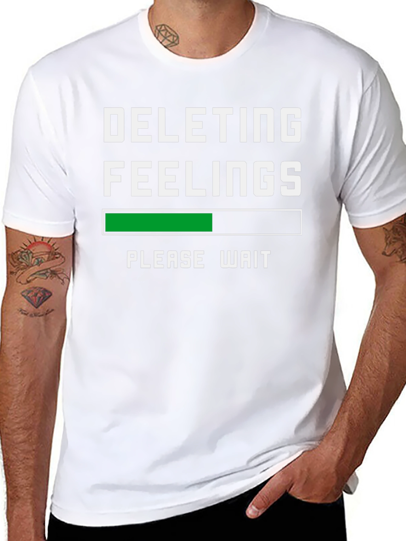 Deleting Feelings T-Shirt - Funny Graphic Tee