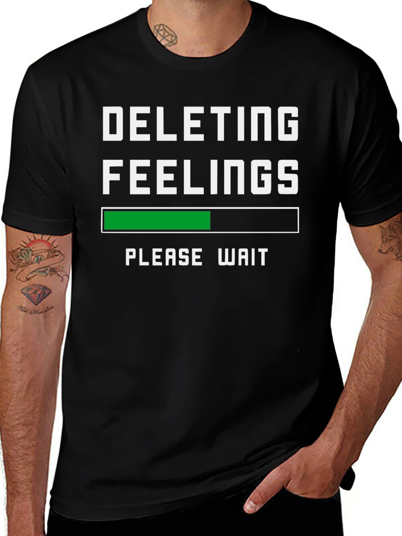Deleting Feelings T-Shirt - Funny Graphic Tee