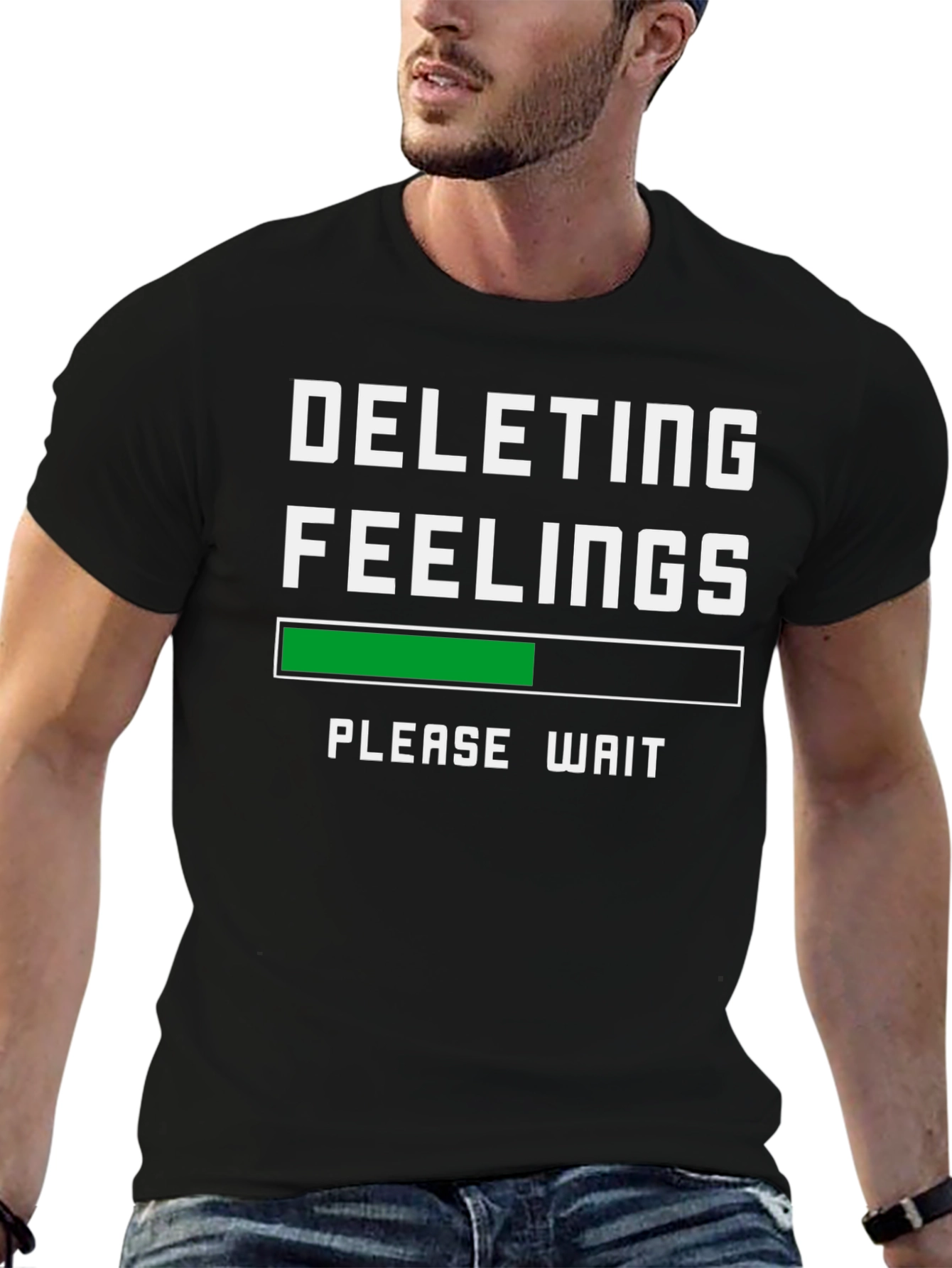 Deleting Feelings T-Shirt - Funny Graphic Tee