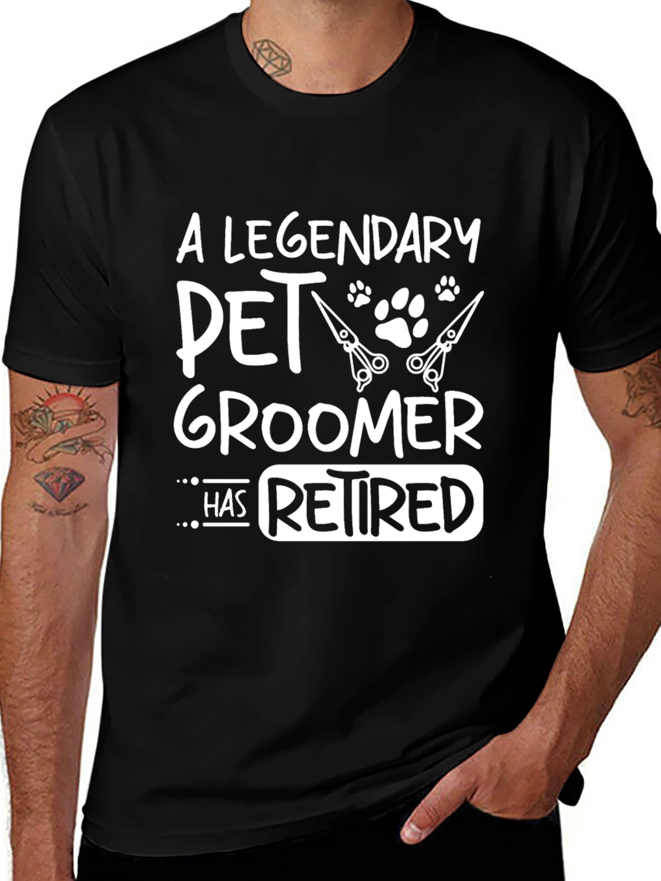 Legendary Pet Groomer Retired T-Shirt