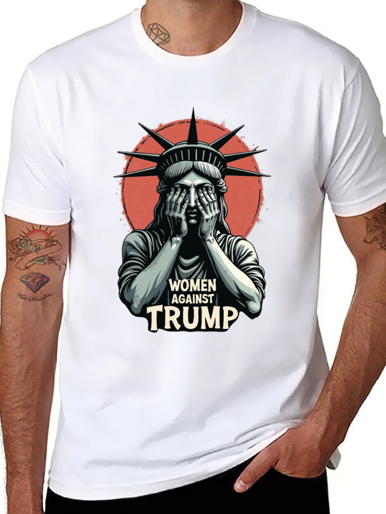 Women Against Trump Political T-Shirt