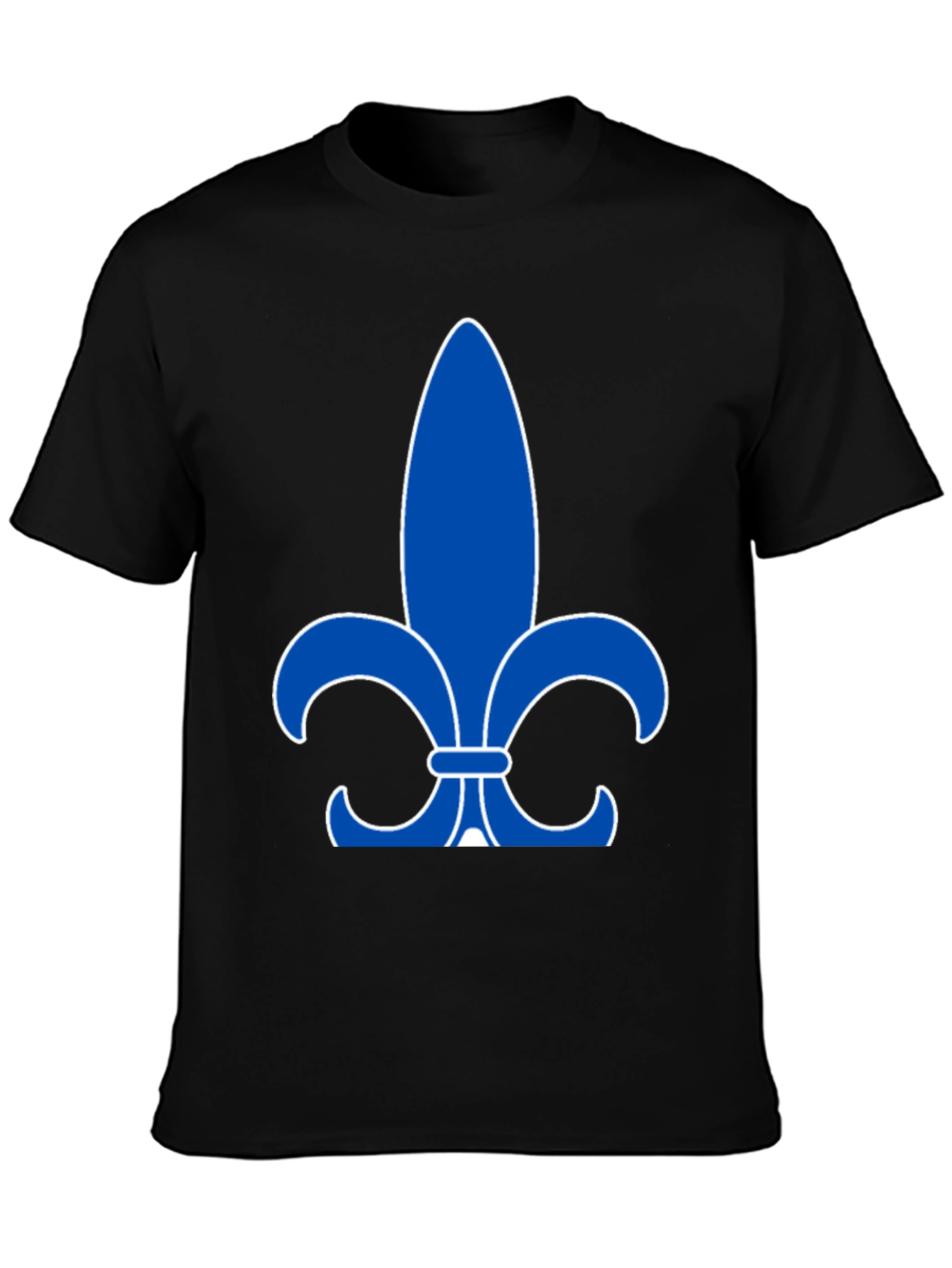Fleur-de-Lis Graphic Black T-Shirt