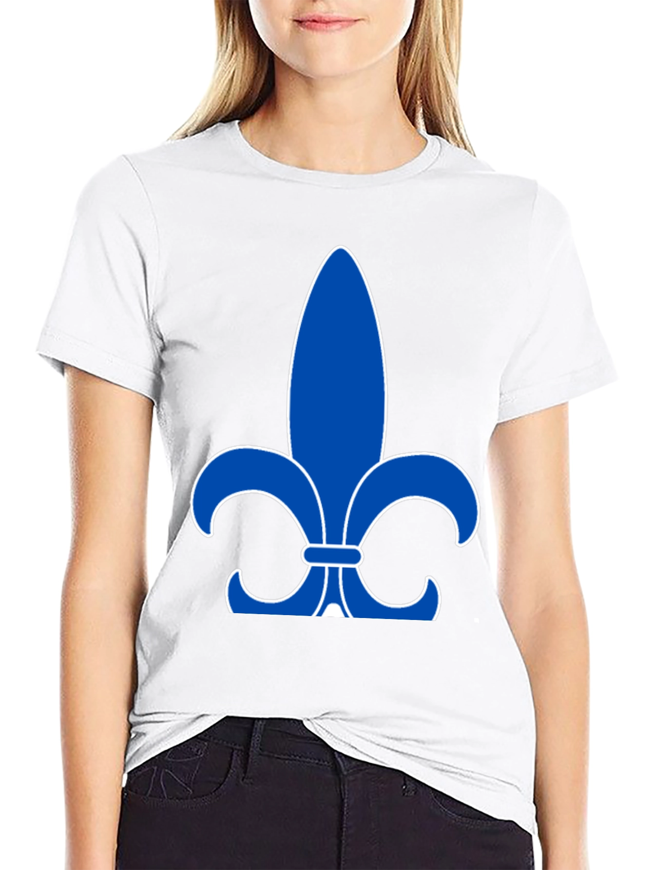 Fleur-de-Lis Graphic Black T-Shirt