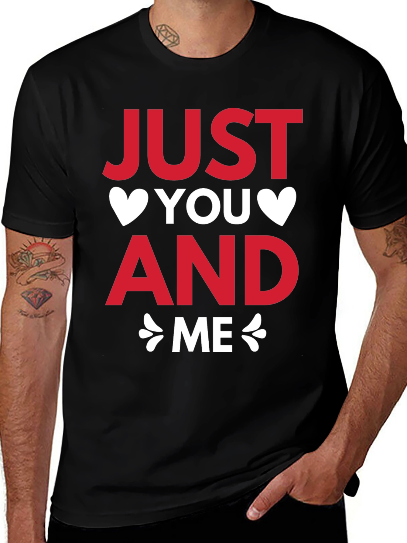 Just You and Me Valentines Day T-Shirt
