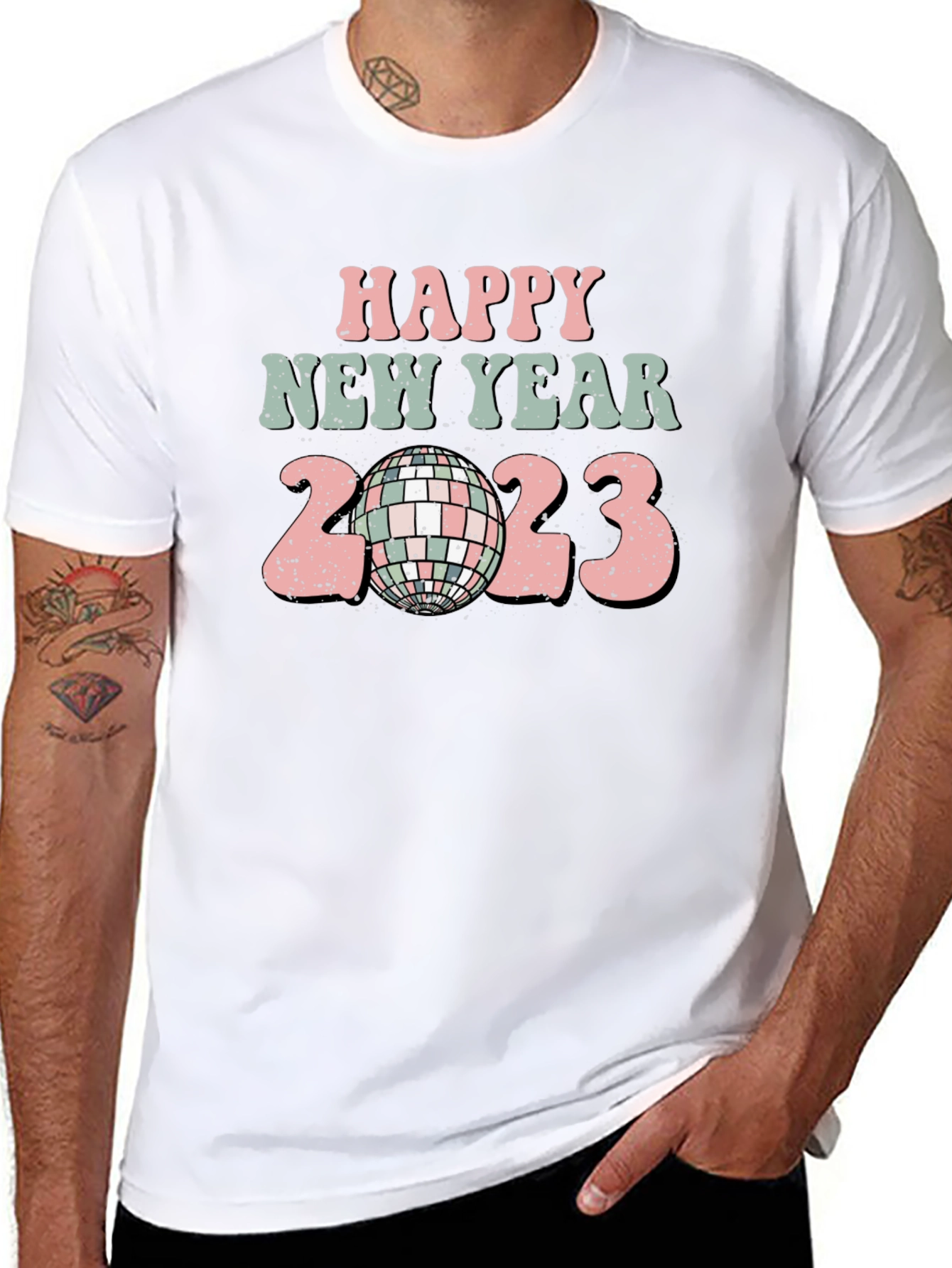 Happy New Year 2023 Disco Ball T-Shirt