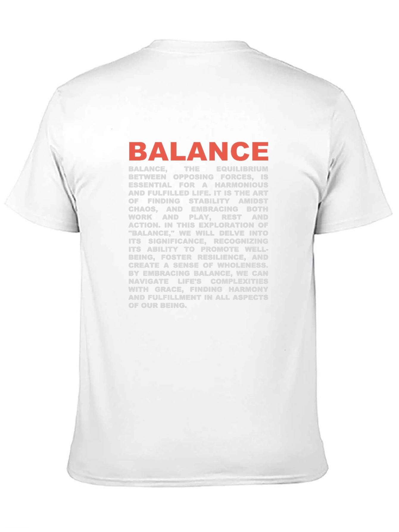 Balance Graphic Tee - Harmony & Wellness