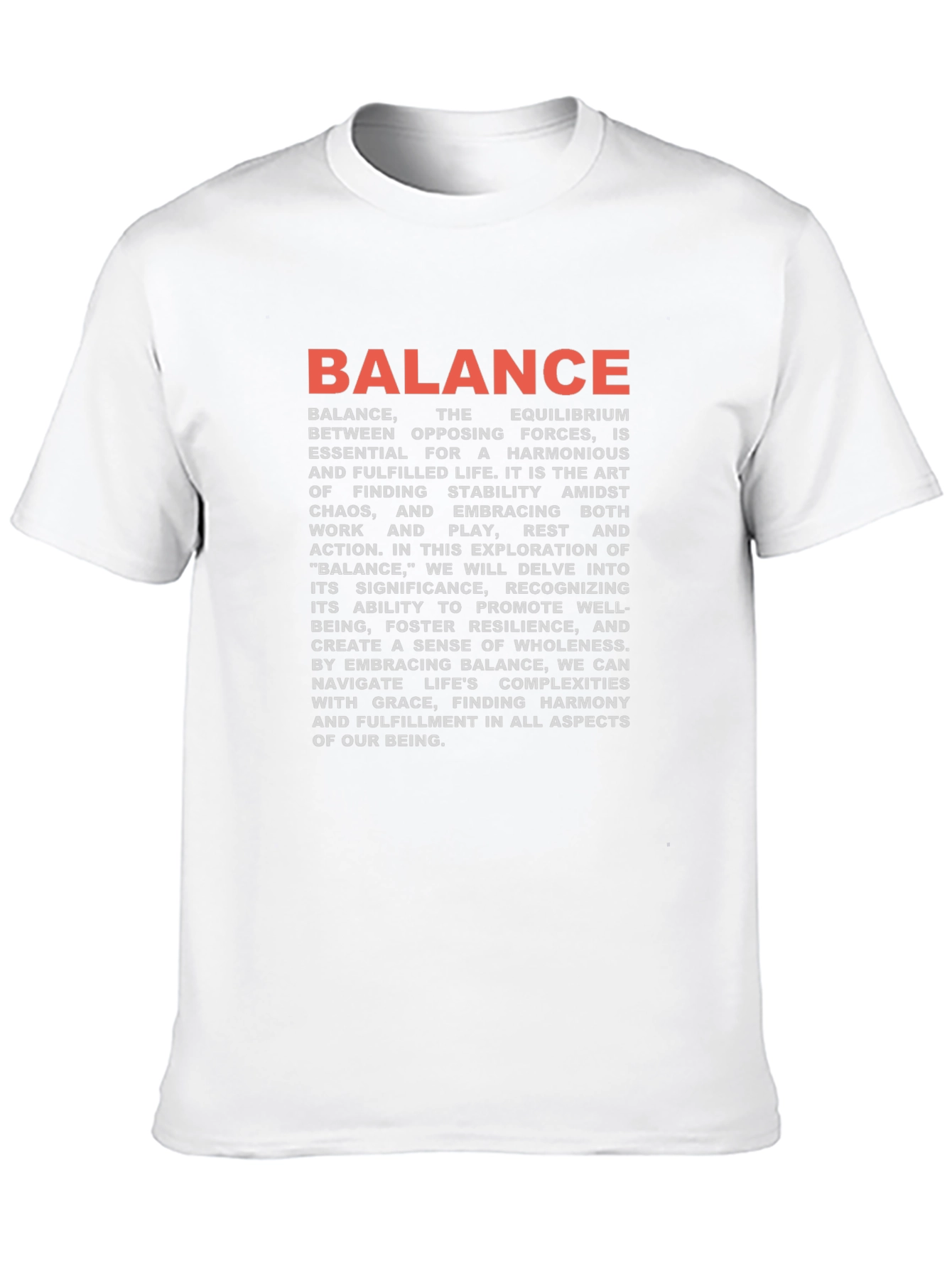 Balance Graphic Tee - Harmony & Wellness