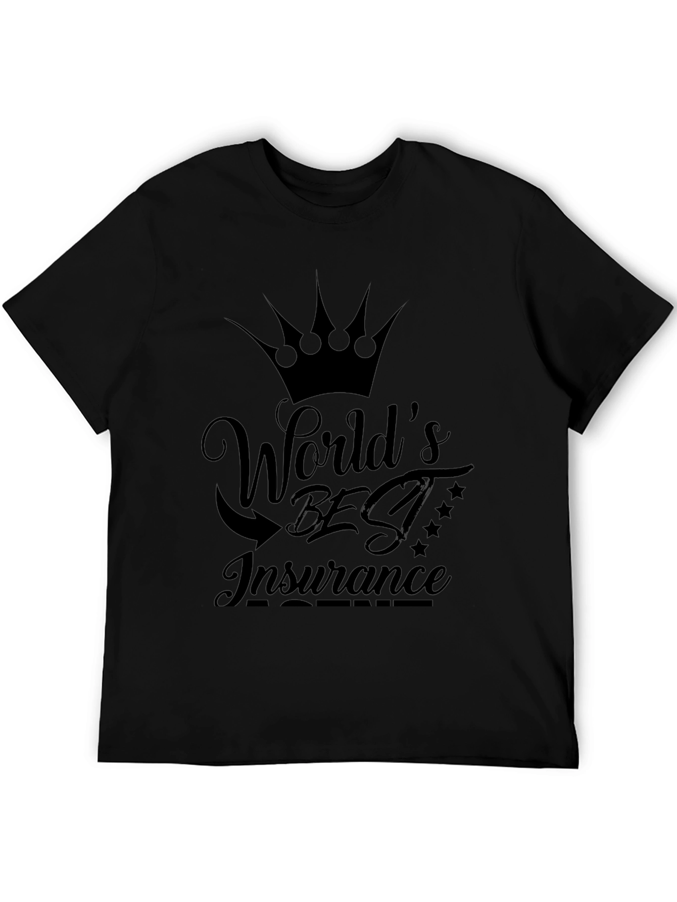 Worlds Best Insurance T-Shirt - Crown Design