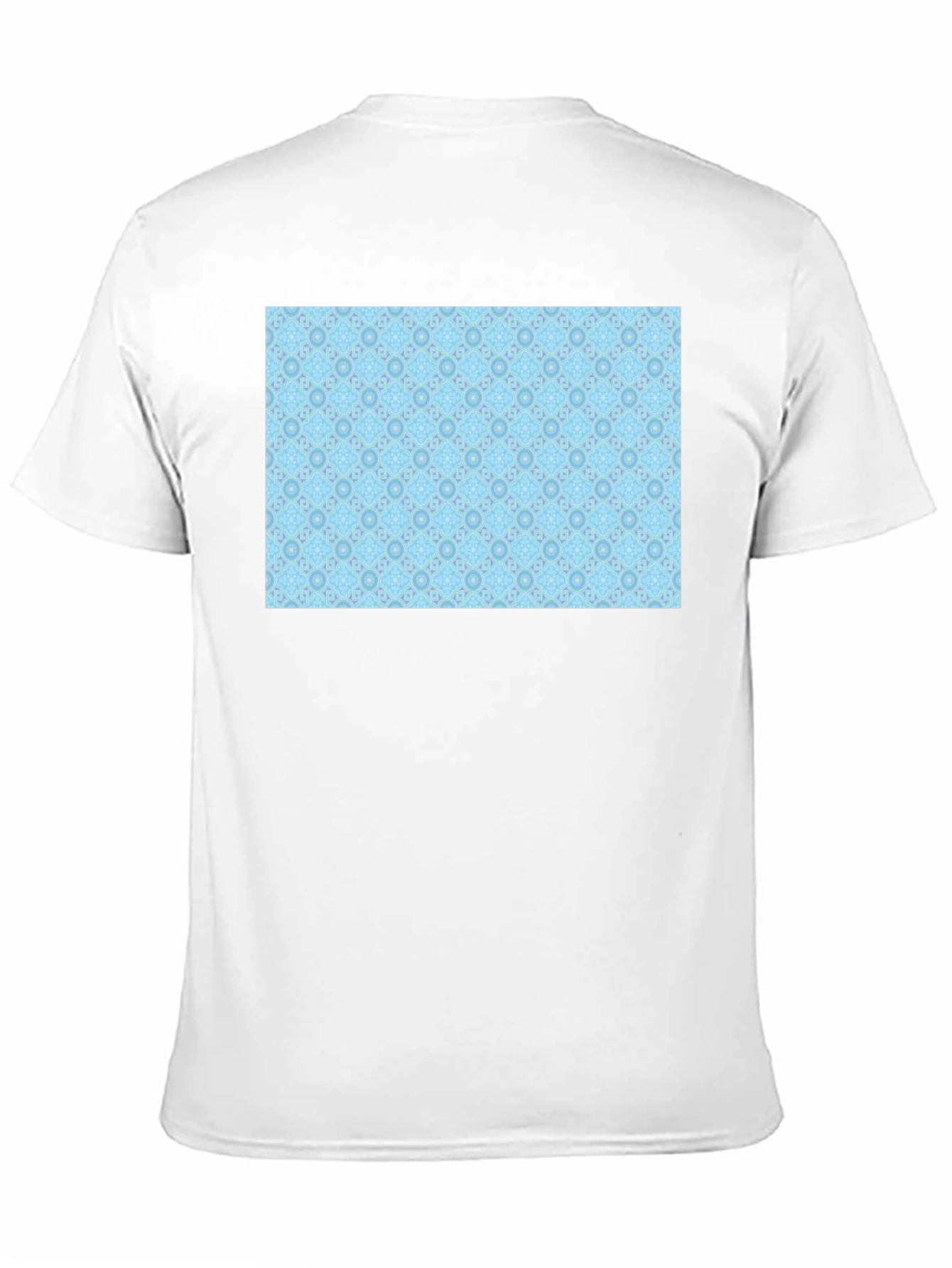 Patterned Light Blue Tee
