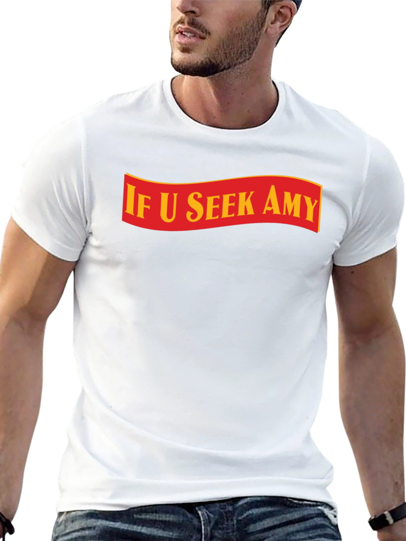 If U Seek Amy T-Shirt - Trendy Graphic Tee