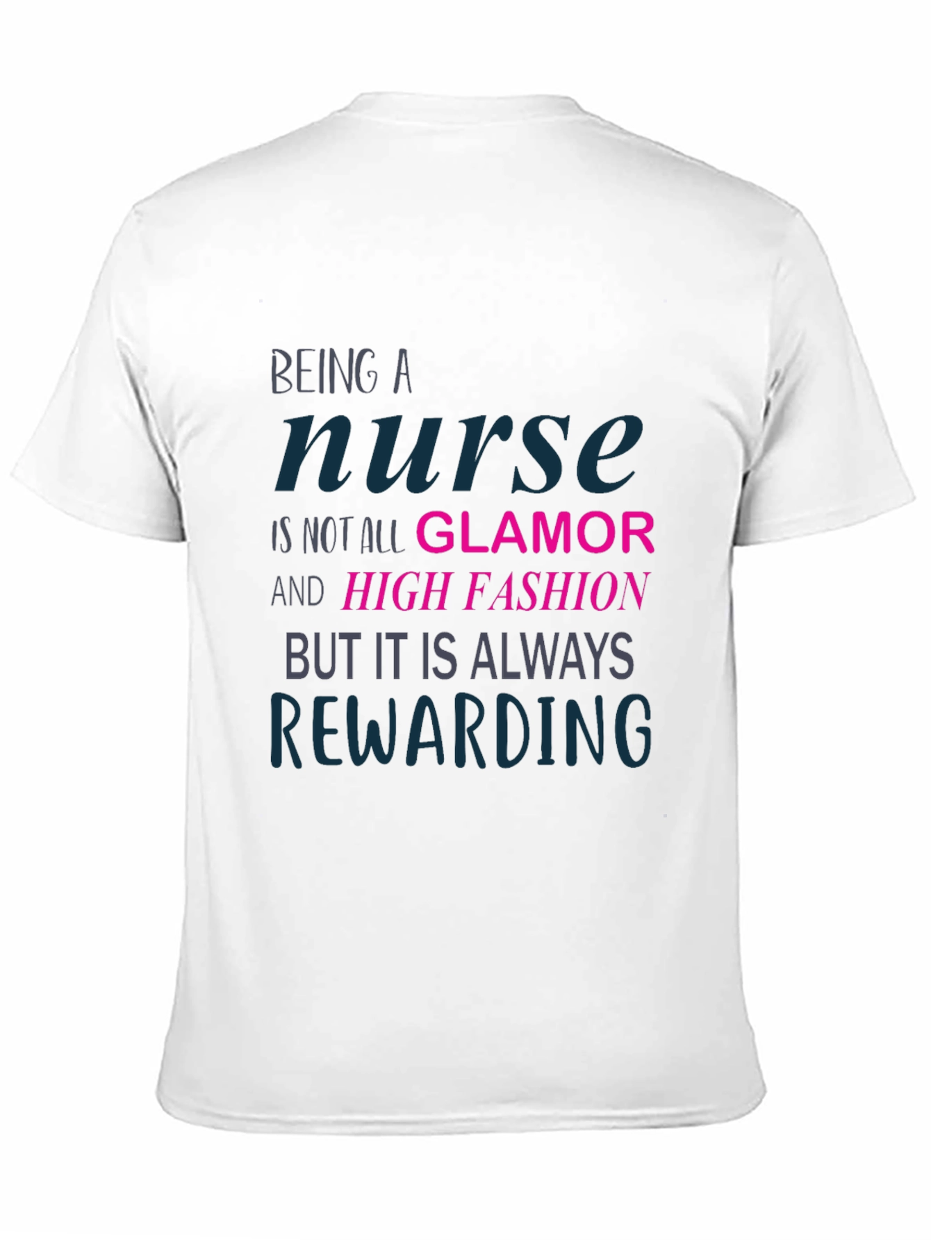 Nurse Rewarding T-Shirt - Black Graphic Tee