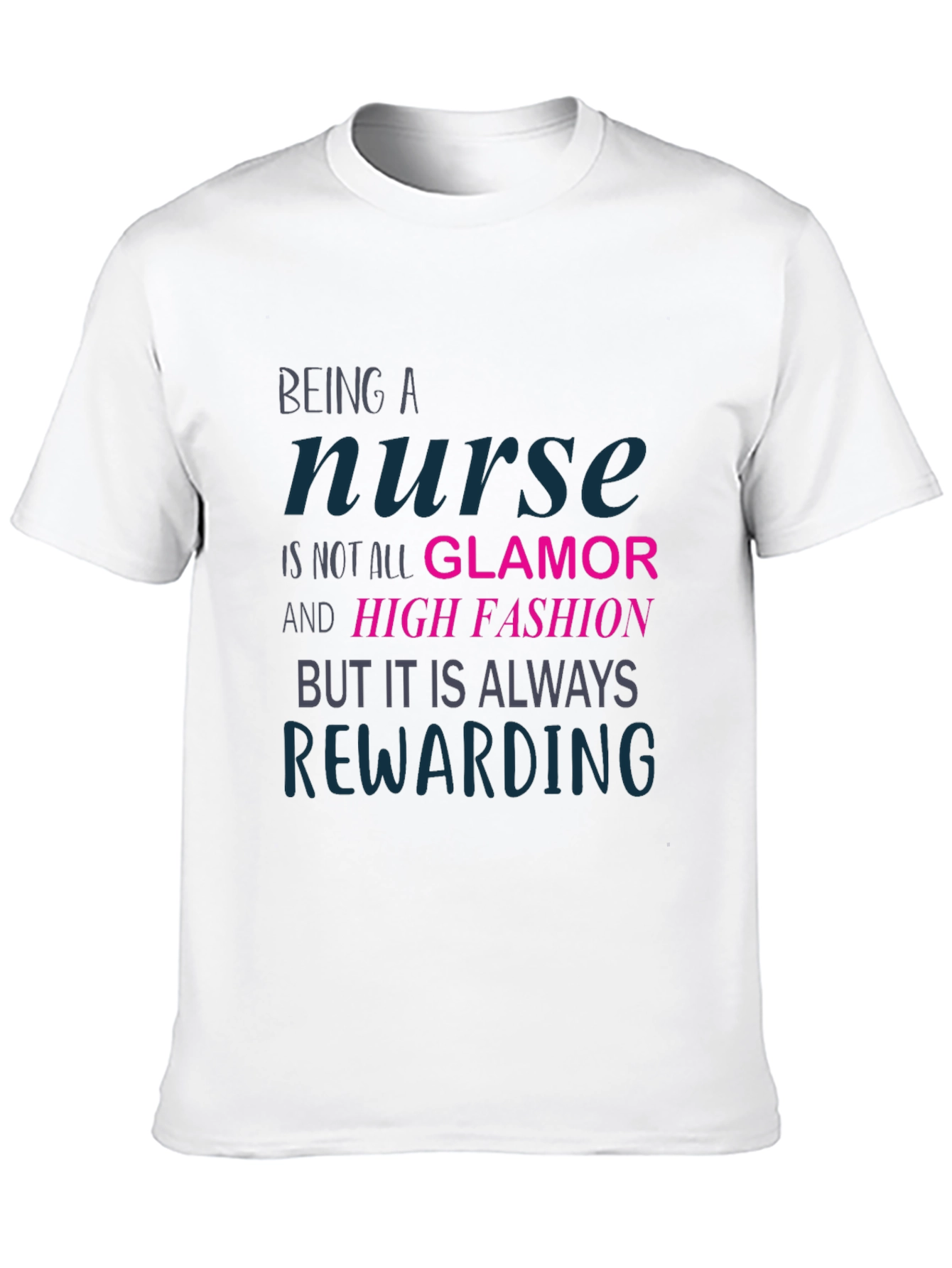Nurse Rewarding T-Shirt - Black Graphic Tee