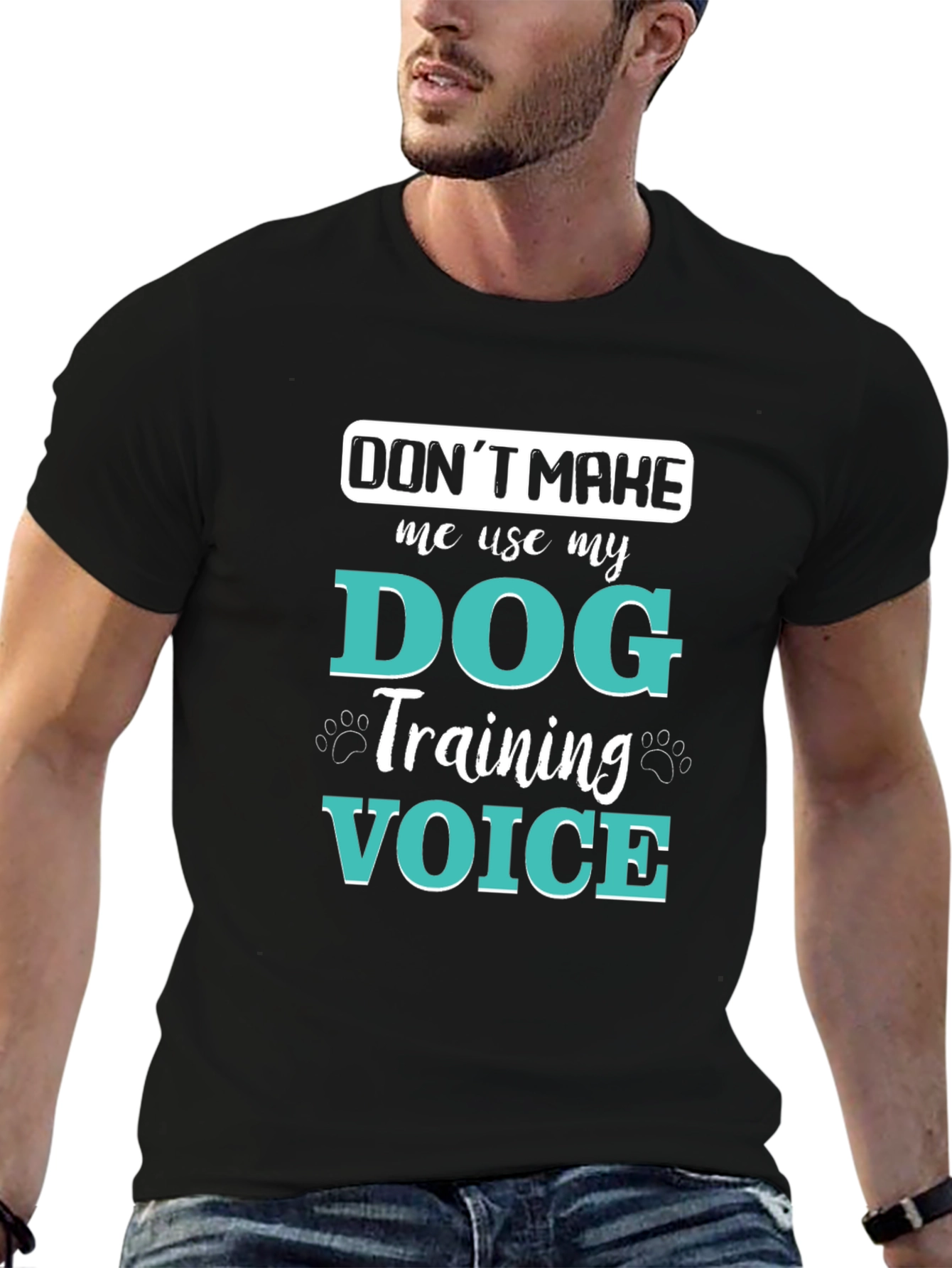 Dog Training Voice T-Shirt - Funny Dog Lover Tee