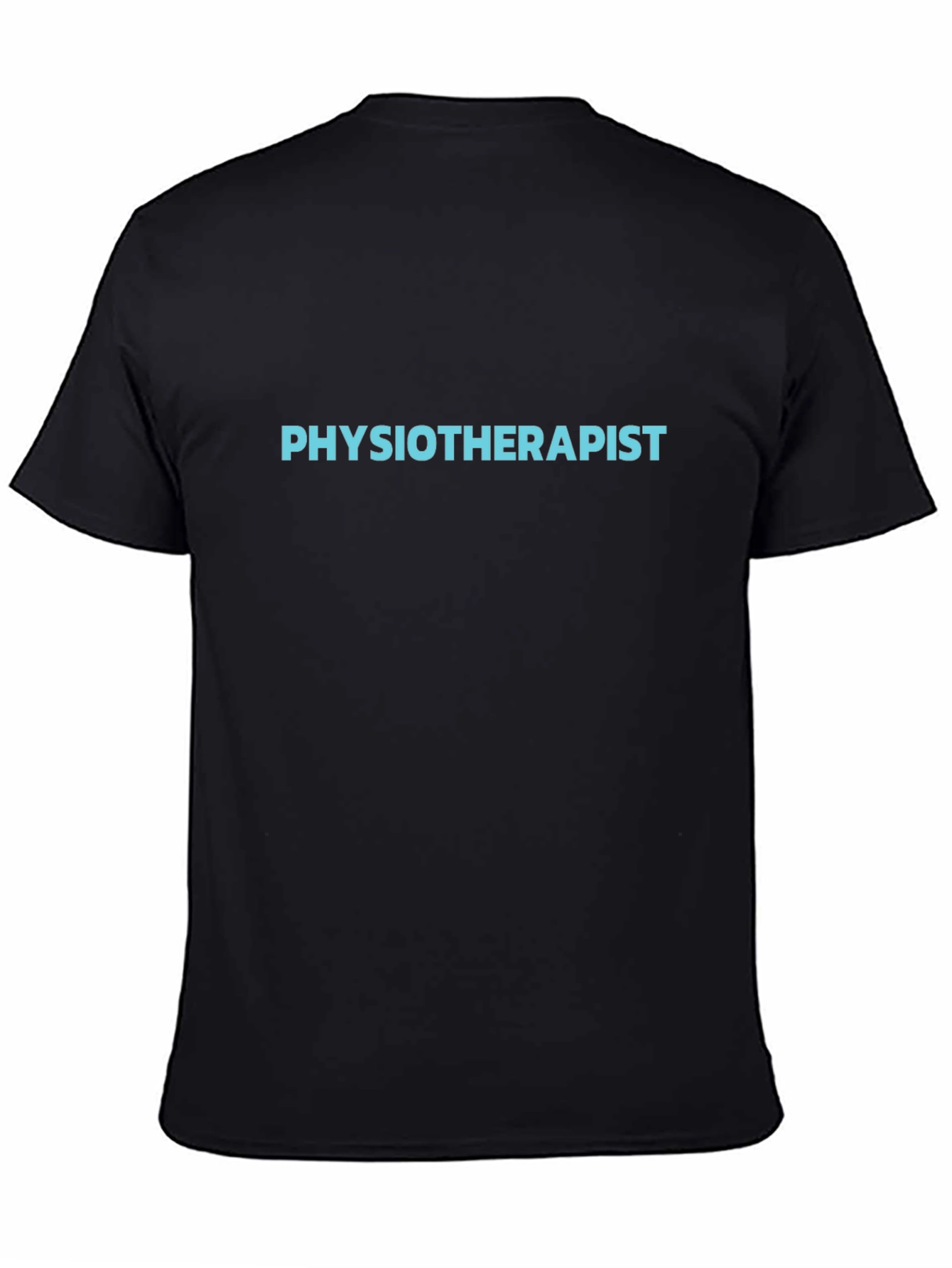 Physiotherapist Crew Neck T-Shirt - Black