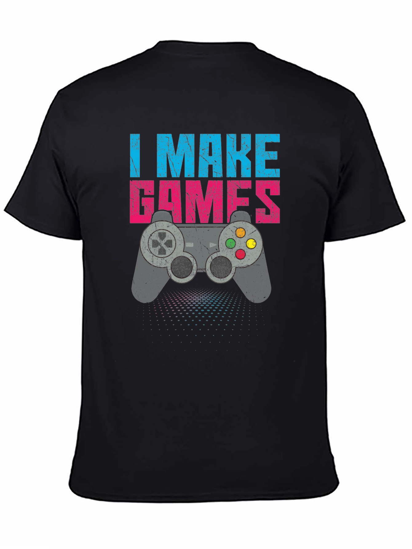 I Make Games T-Shirt - Gamer Controller Design